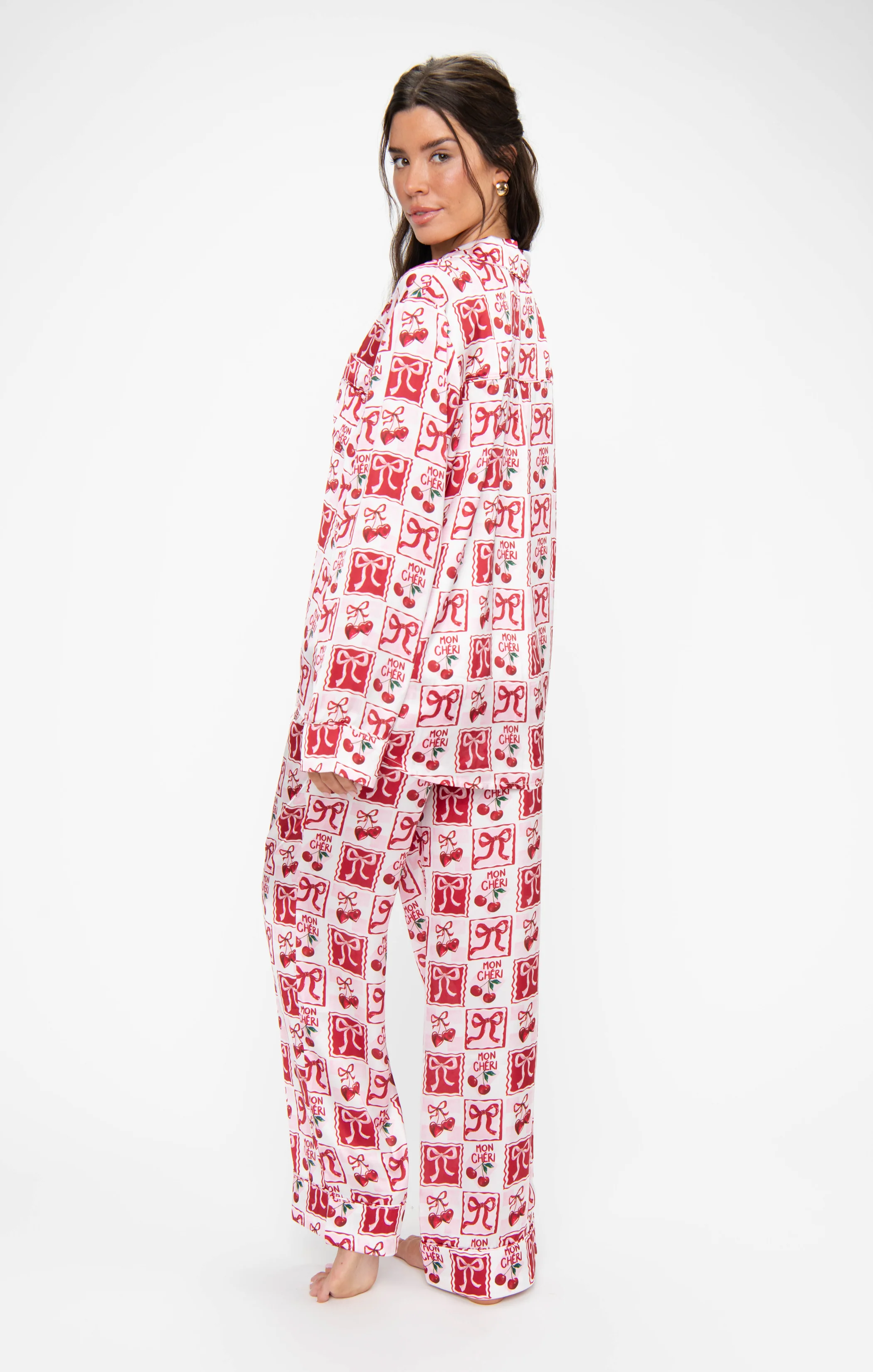 Classic PJ Set ~ Mon Cheri Silky - Image 4