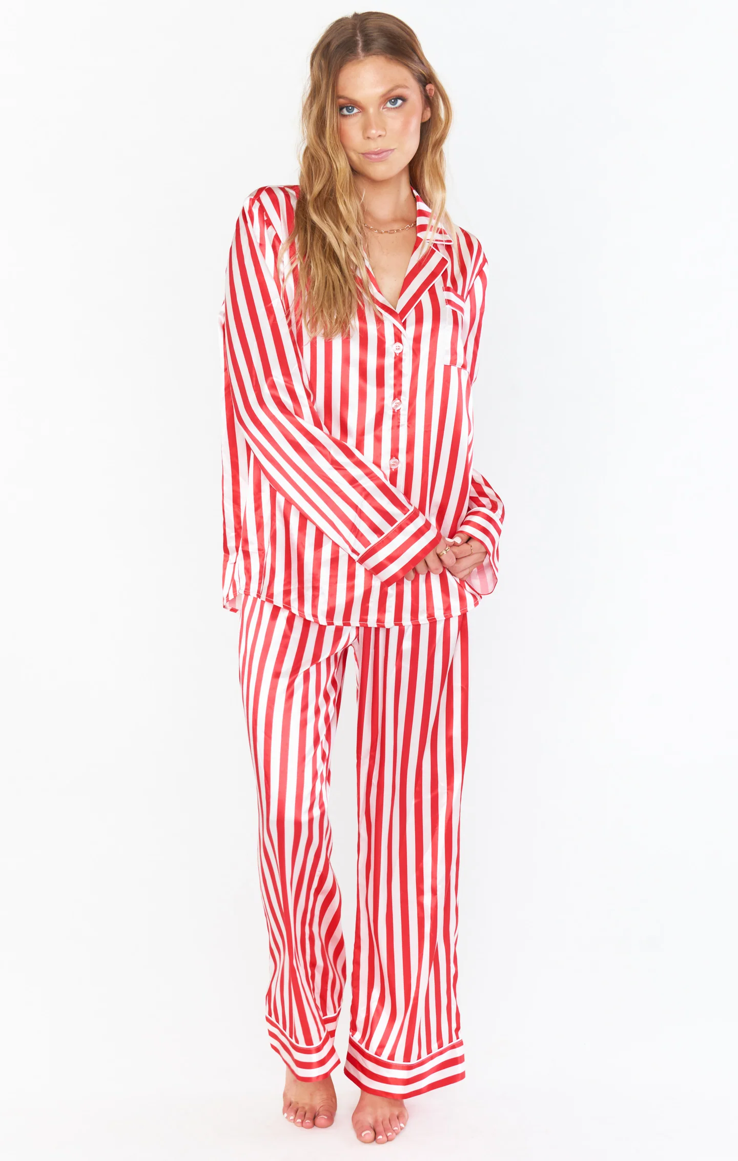 Classic PJ Set ~ Peppermint Stripe - Image 7