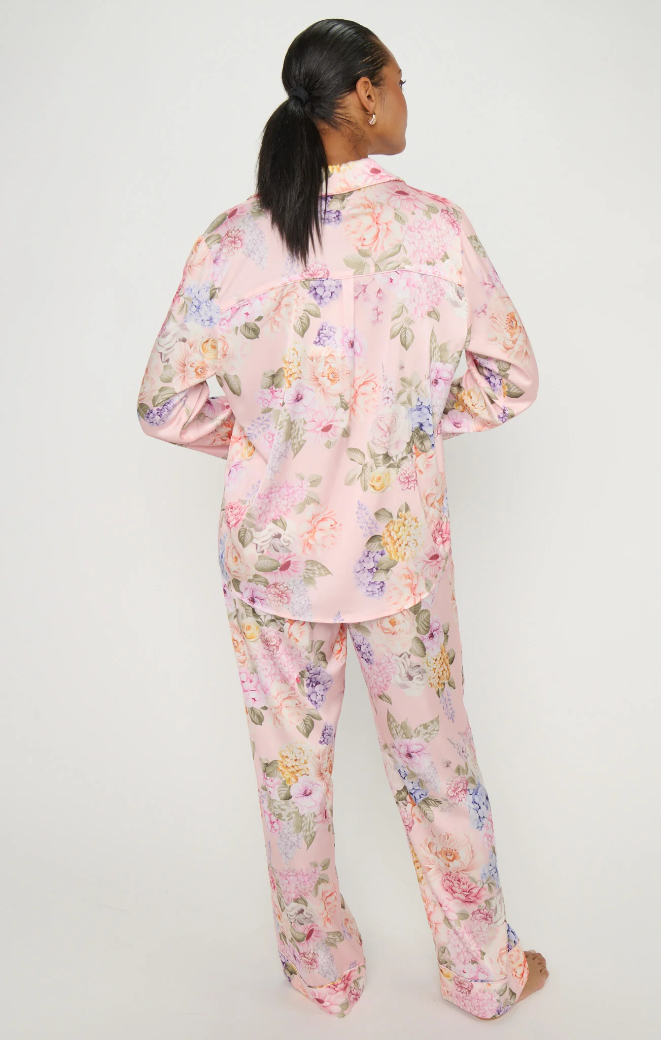 Classic PJ Set ~ Powder Pink Blooms - Image 4