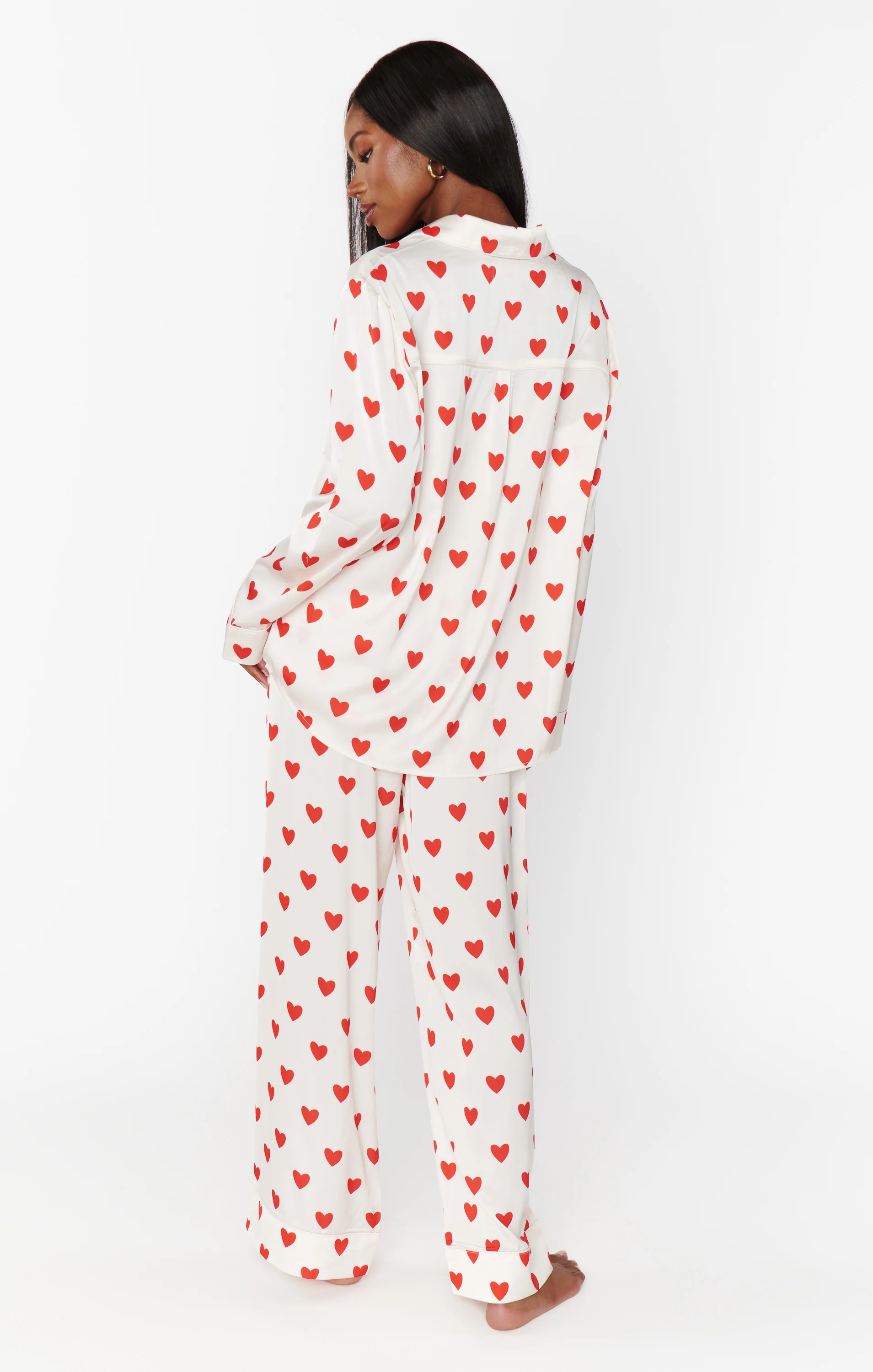 Classic PJ Set ~ Queen of Hearts Silky - Image 6