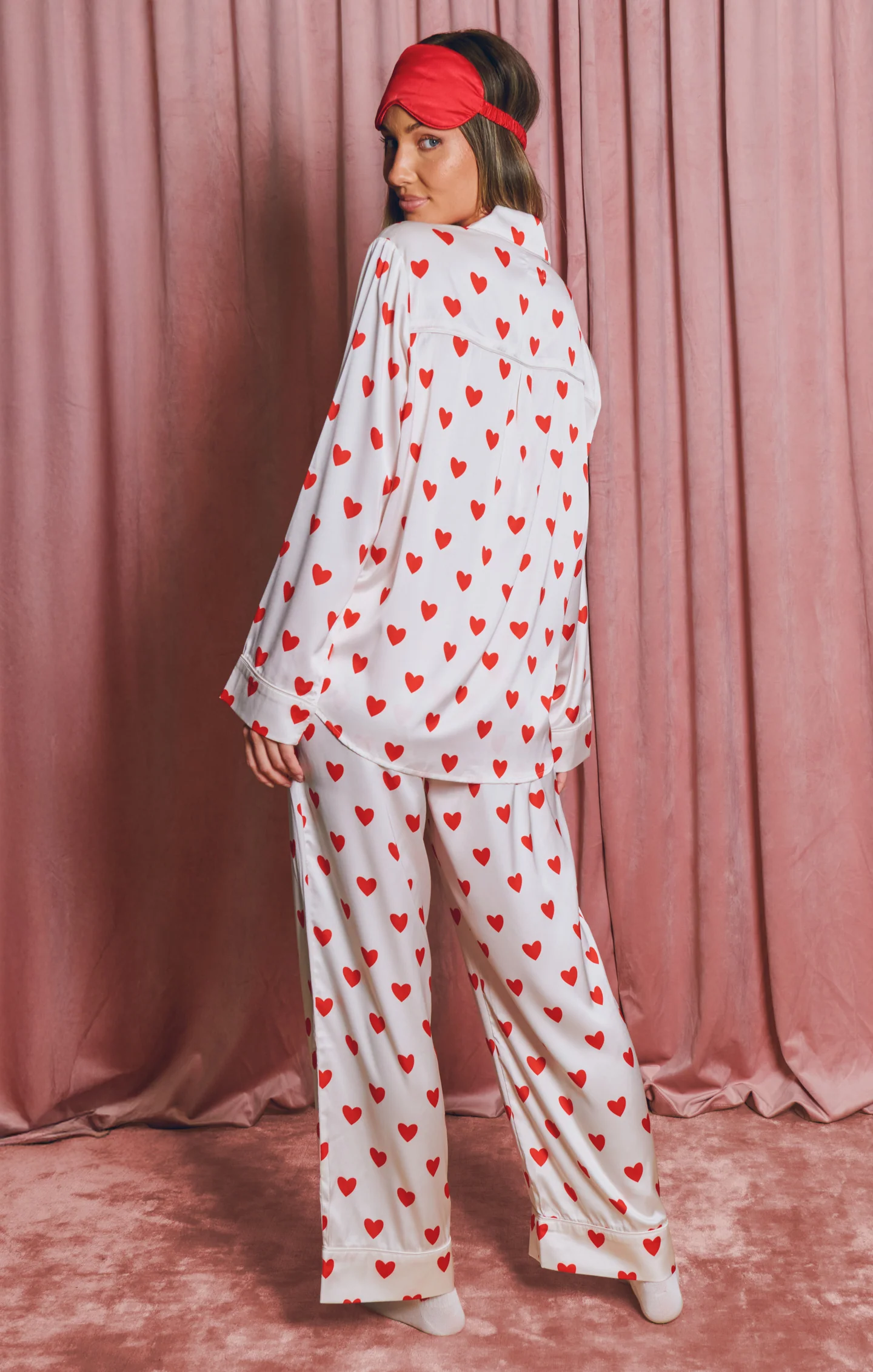 Classic PJ Set ~ Queen of Hearts Silky - Image 7