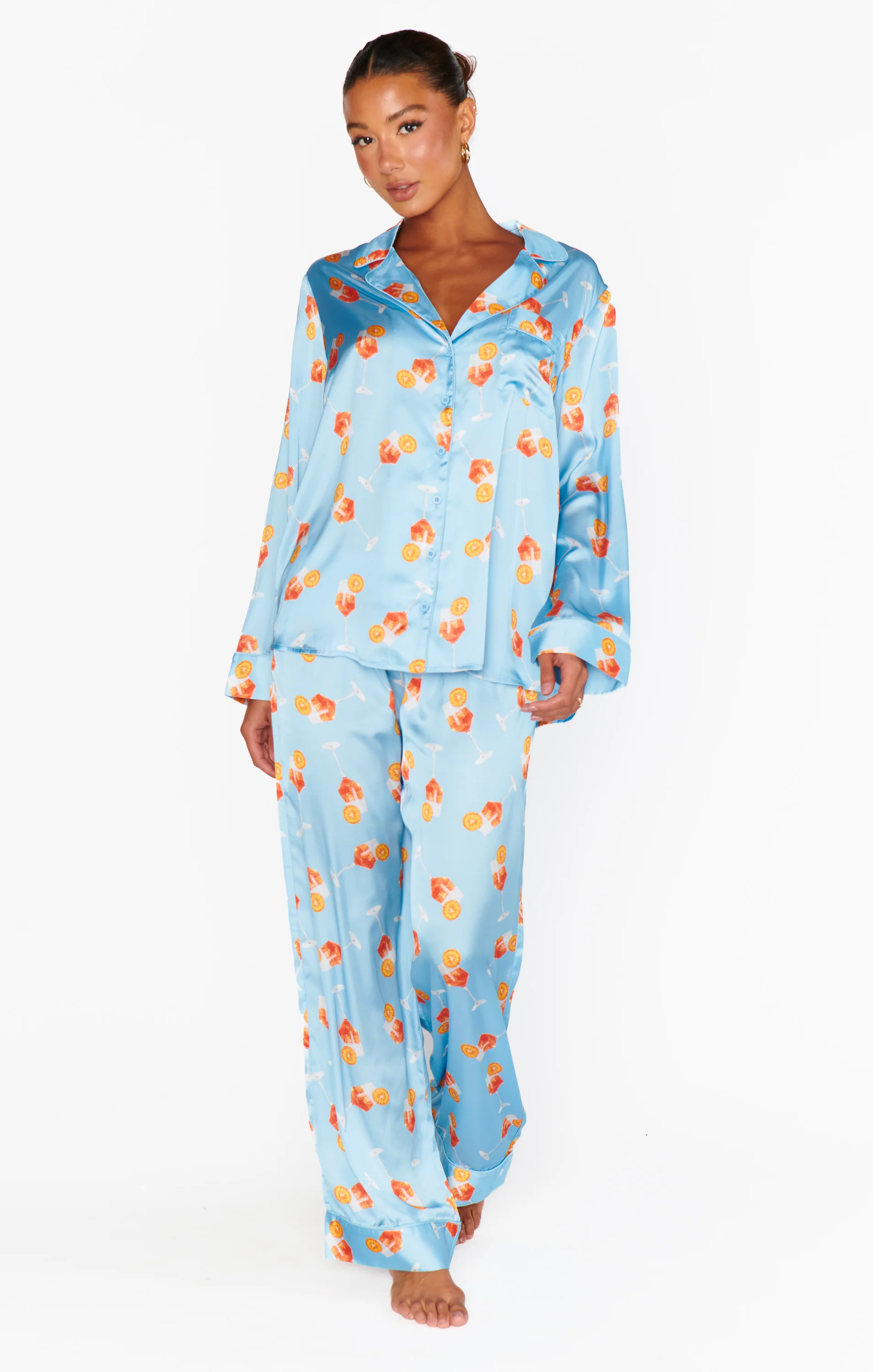 Classic PJ Set ~ Saint Spritz Silky - Image 2