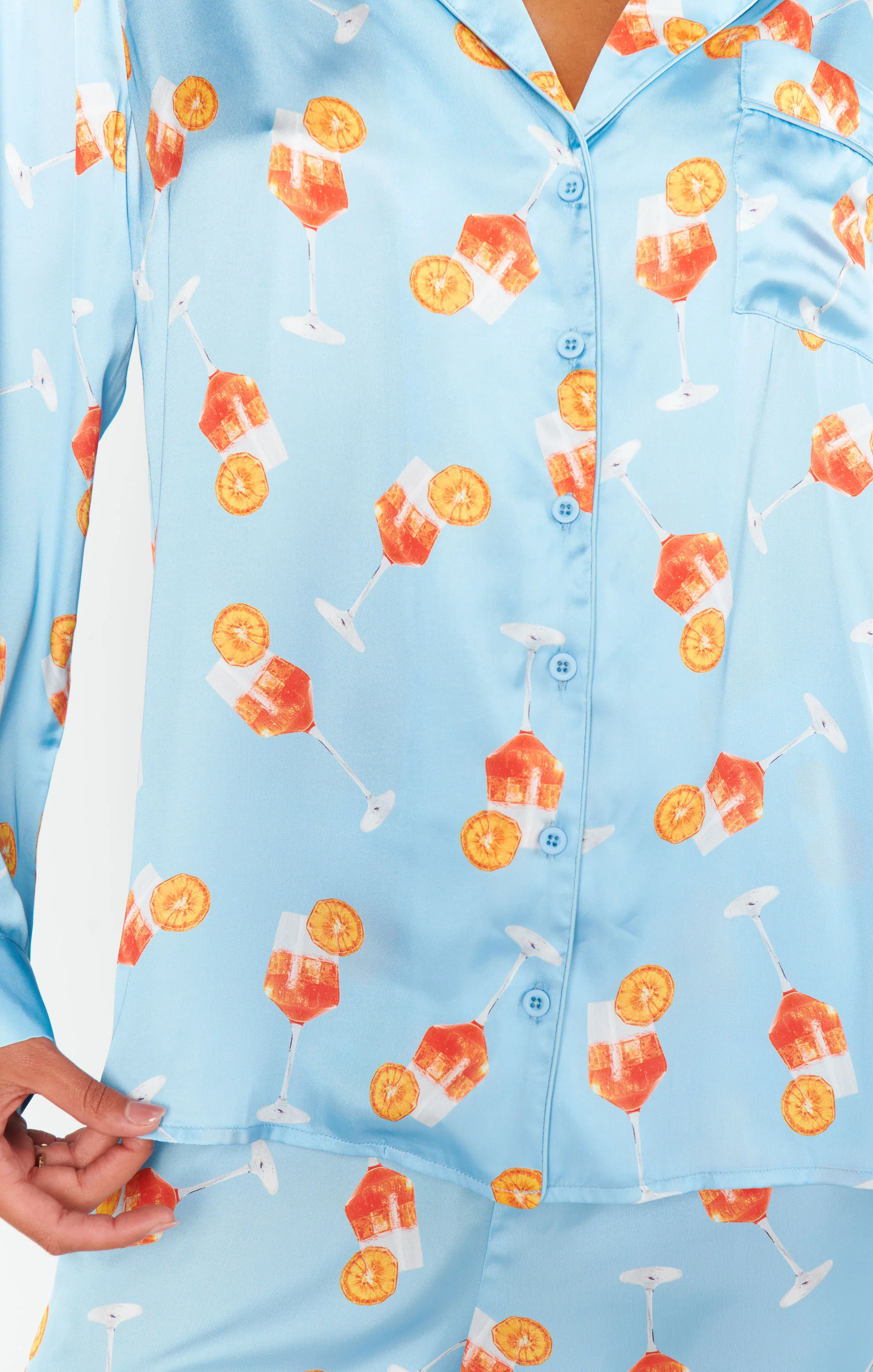 Classic PJ Set ~ Saint Spritz Silky - Image 3