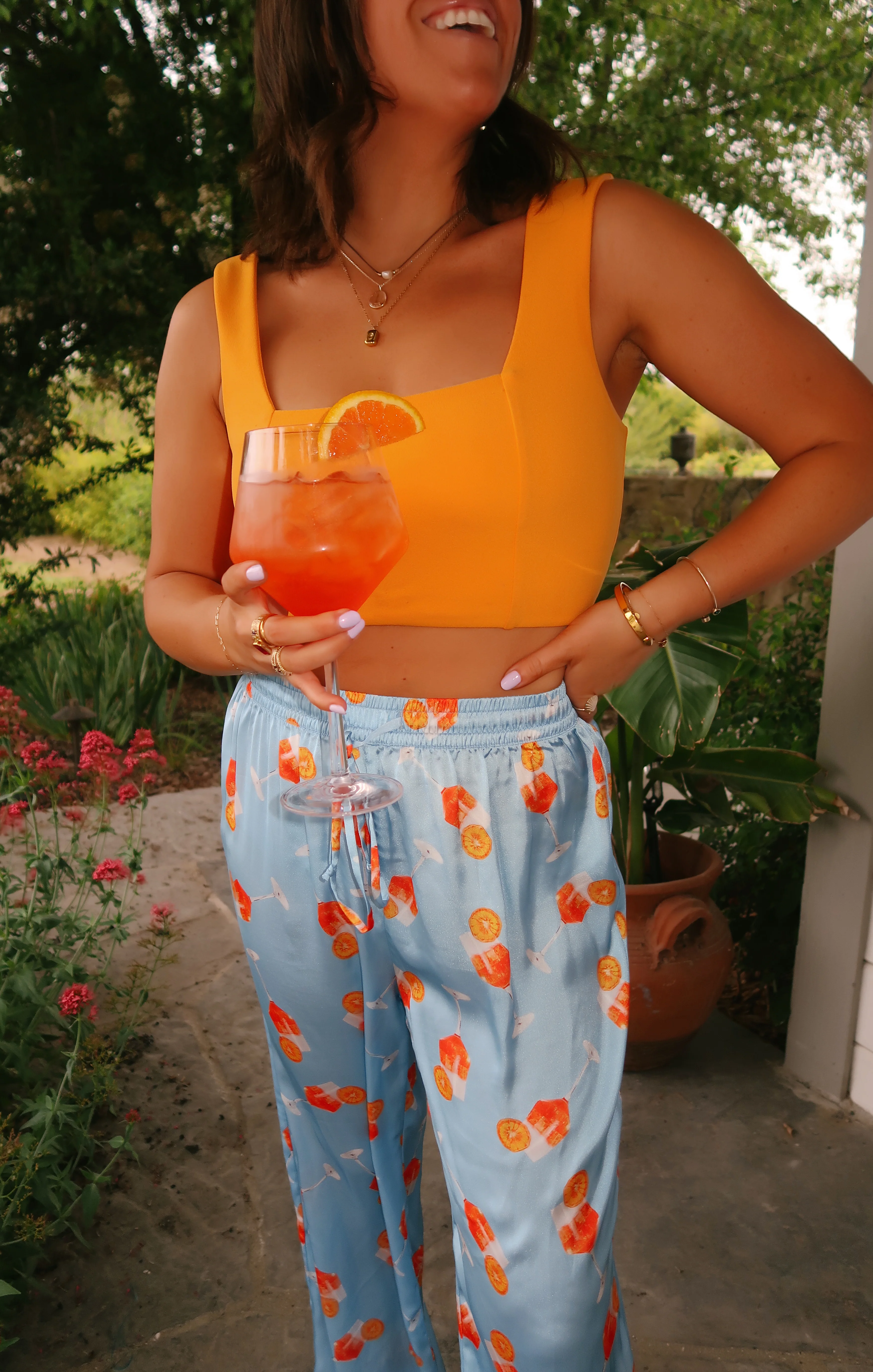 Classic PJ Set ~ Saint Spritz Silky - Image 5