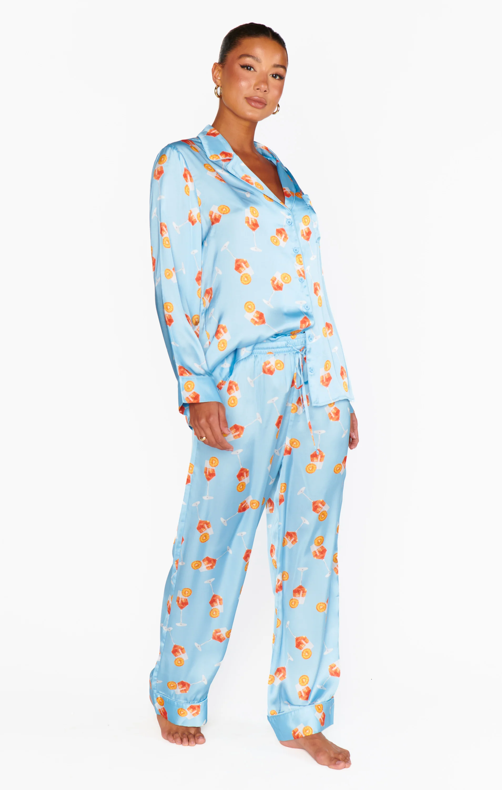 Classic PJ Set ~ Saint Spritz Silky - Image 8