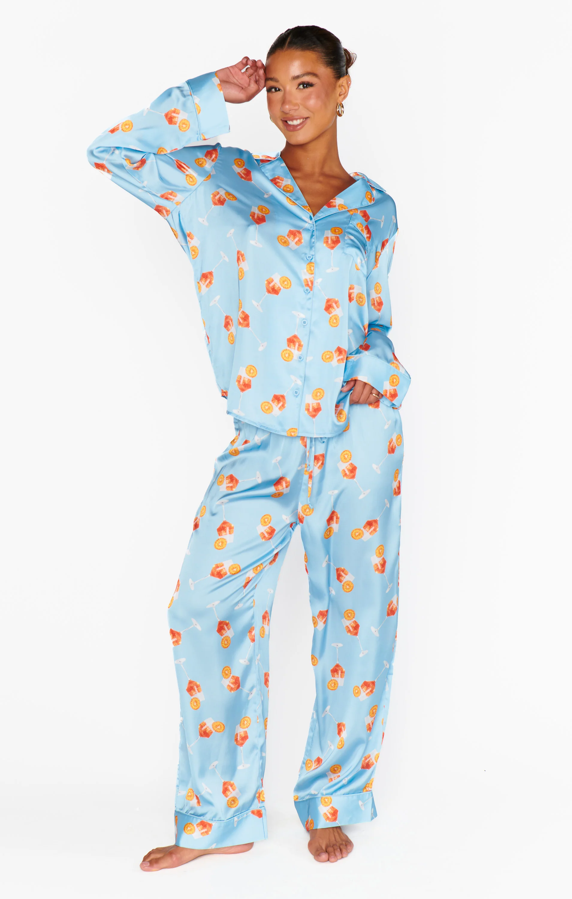 Classic PJ Set ~ Saint Spritz Silky - Image 9