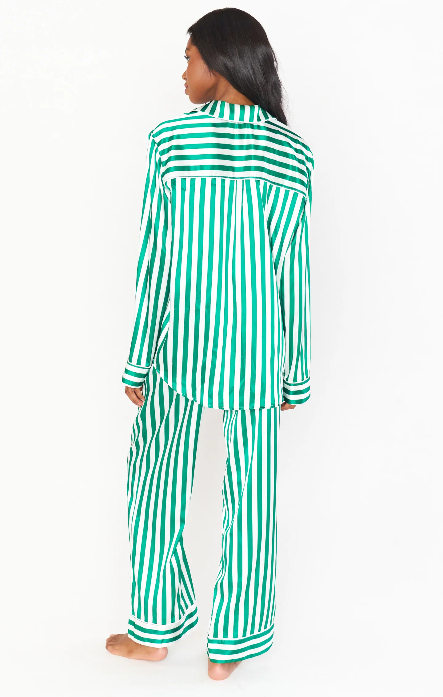 Classic PJ Set ~ Spearmint Stripe - Image 13
