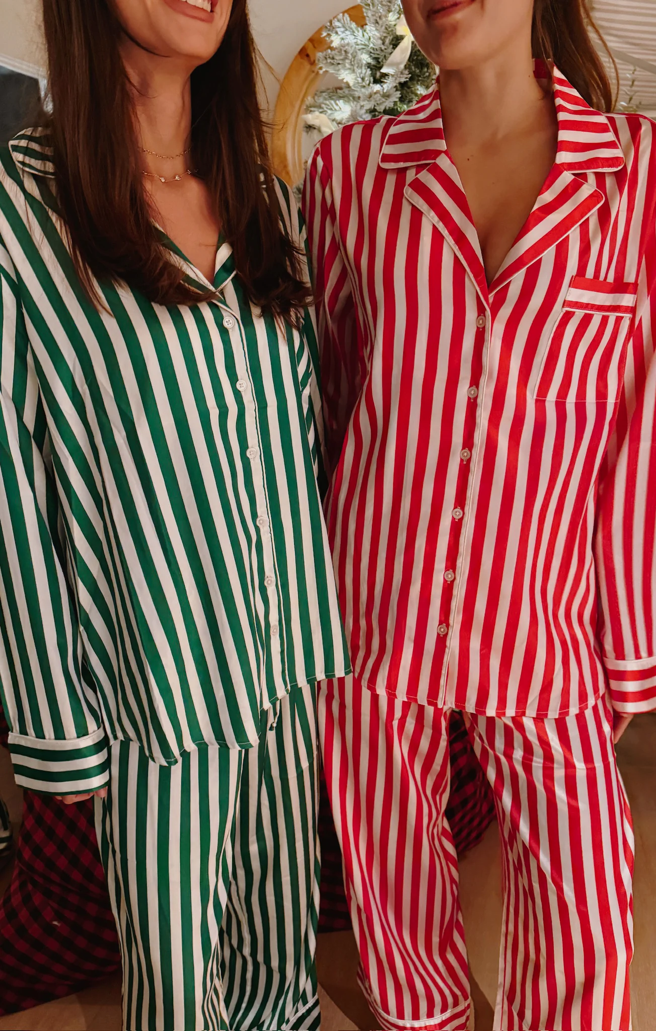 Classic PJ Set ~ Spearmint Stripe - Image 2