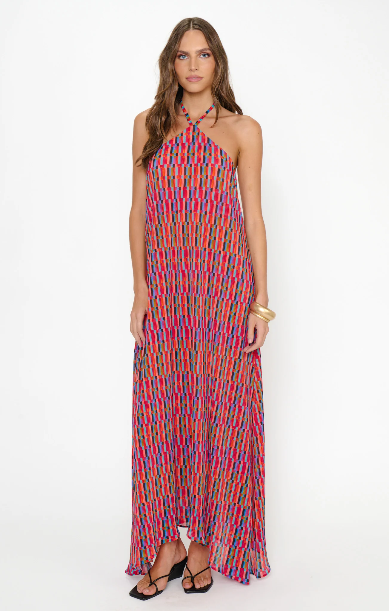 Claudia Maxi Dress ~ Cabo Crush Geo - Image 3
