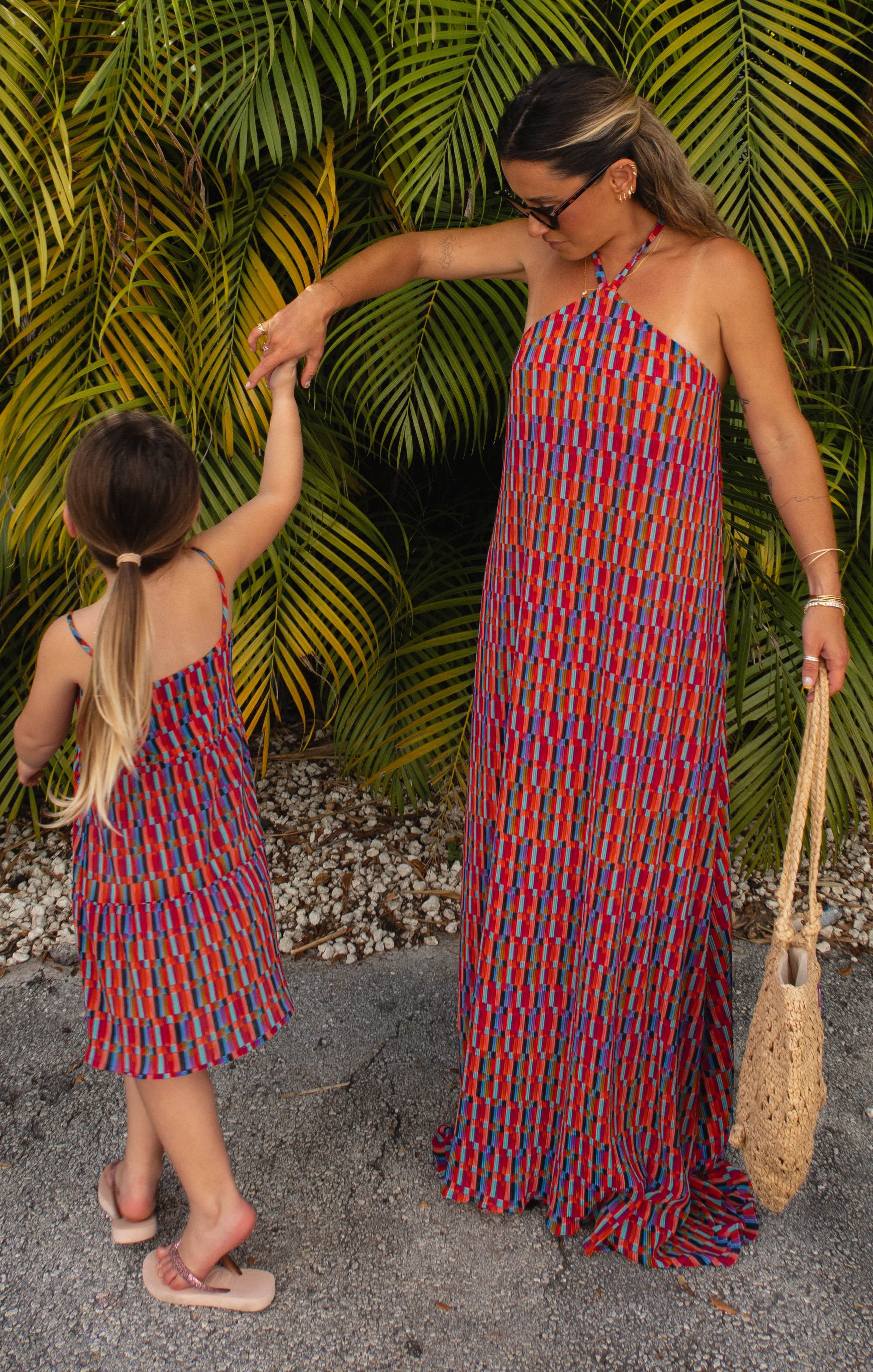 Claudia Maxi Dress ~ Cabo Crush Geo - Image 5