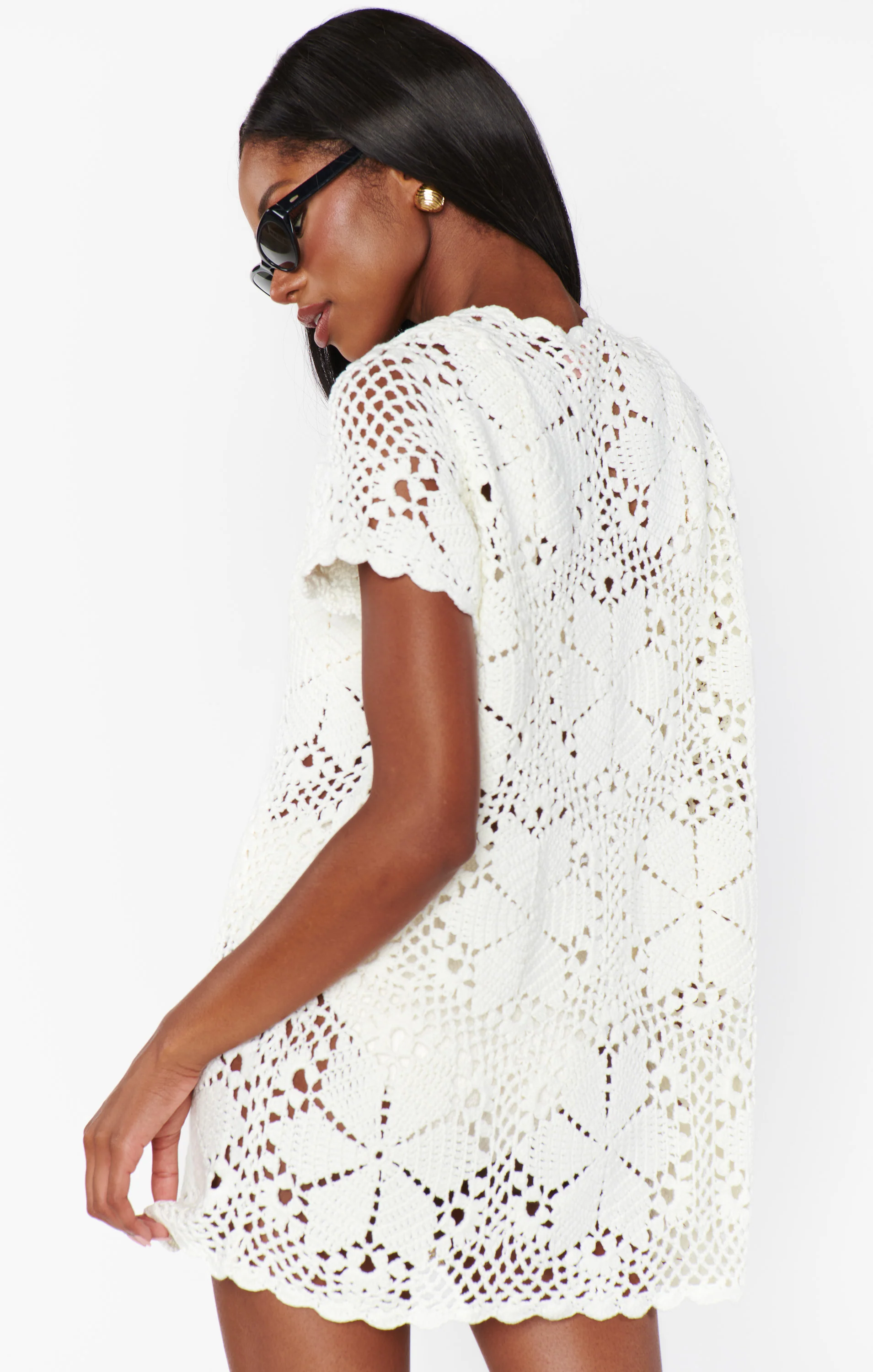 Cleo Coverup ~ Salty Floral Crochet - Image 5