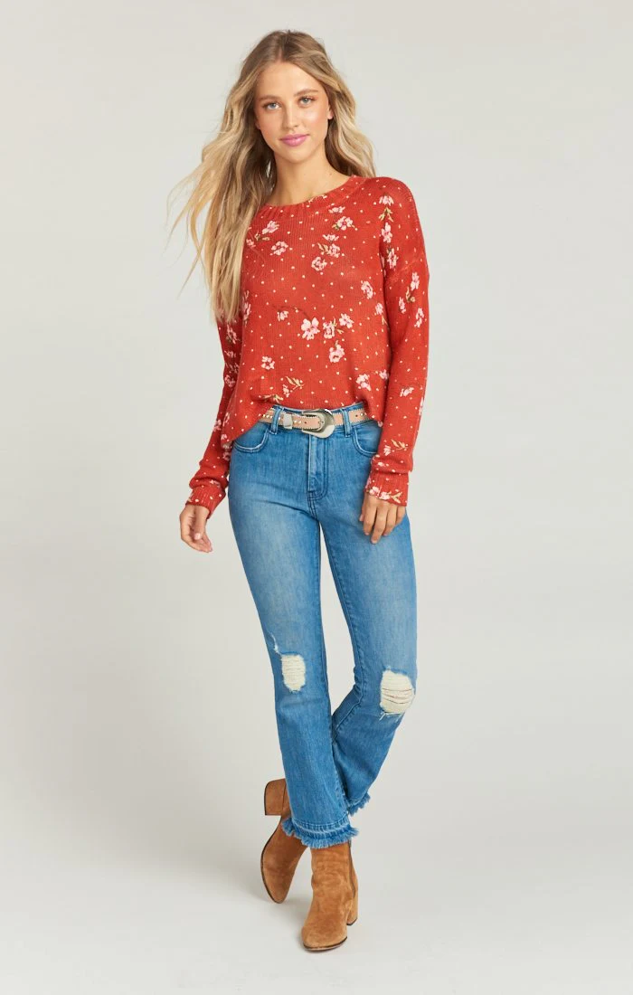 Cropped Varsity Sweater - Image 4