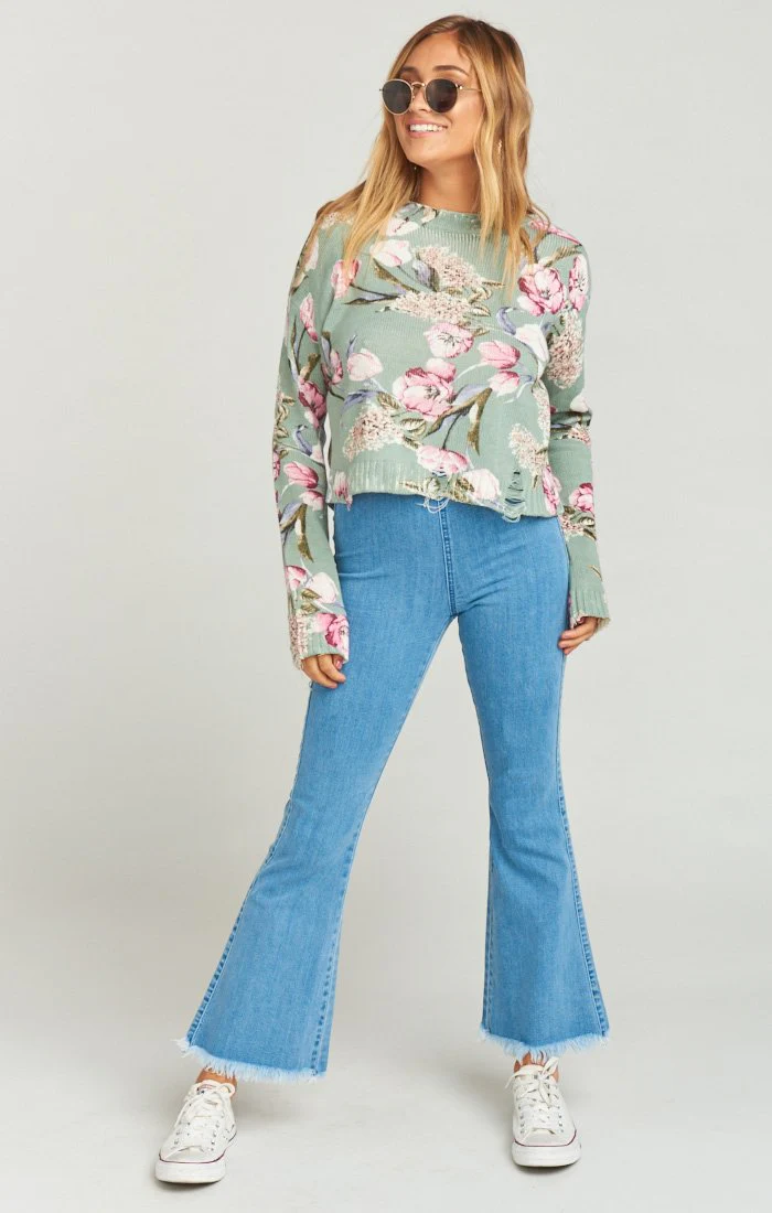 Cropped Varsity Sweater - Image 7