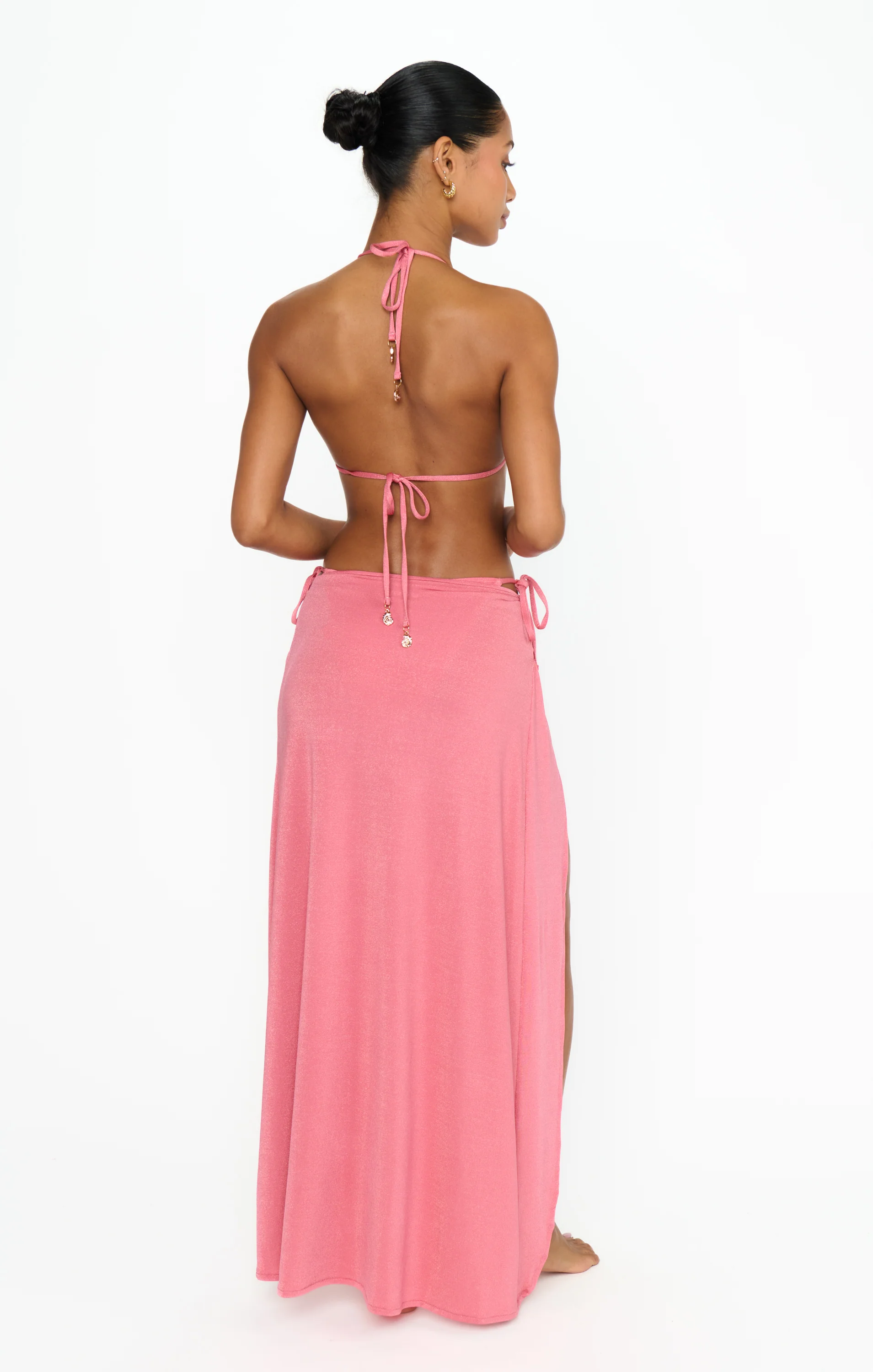 Cyprus Sarong ~ Coral Reef Shimmer with Shells - Image 4