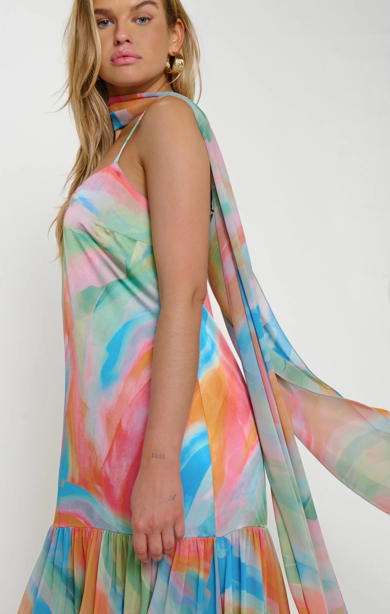 Dalia Maxi Dress ~ Colorful Canvas - Image 2