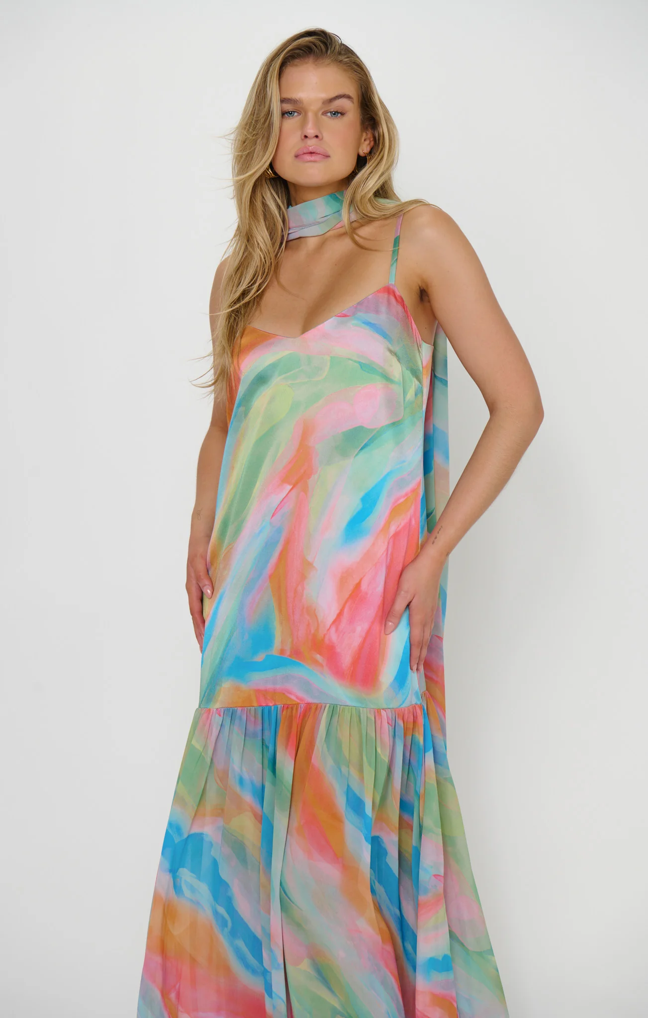 Dalia Maxi Dress ~ Colorful Canvas - Image 3