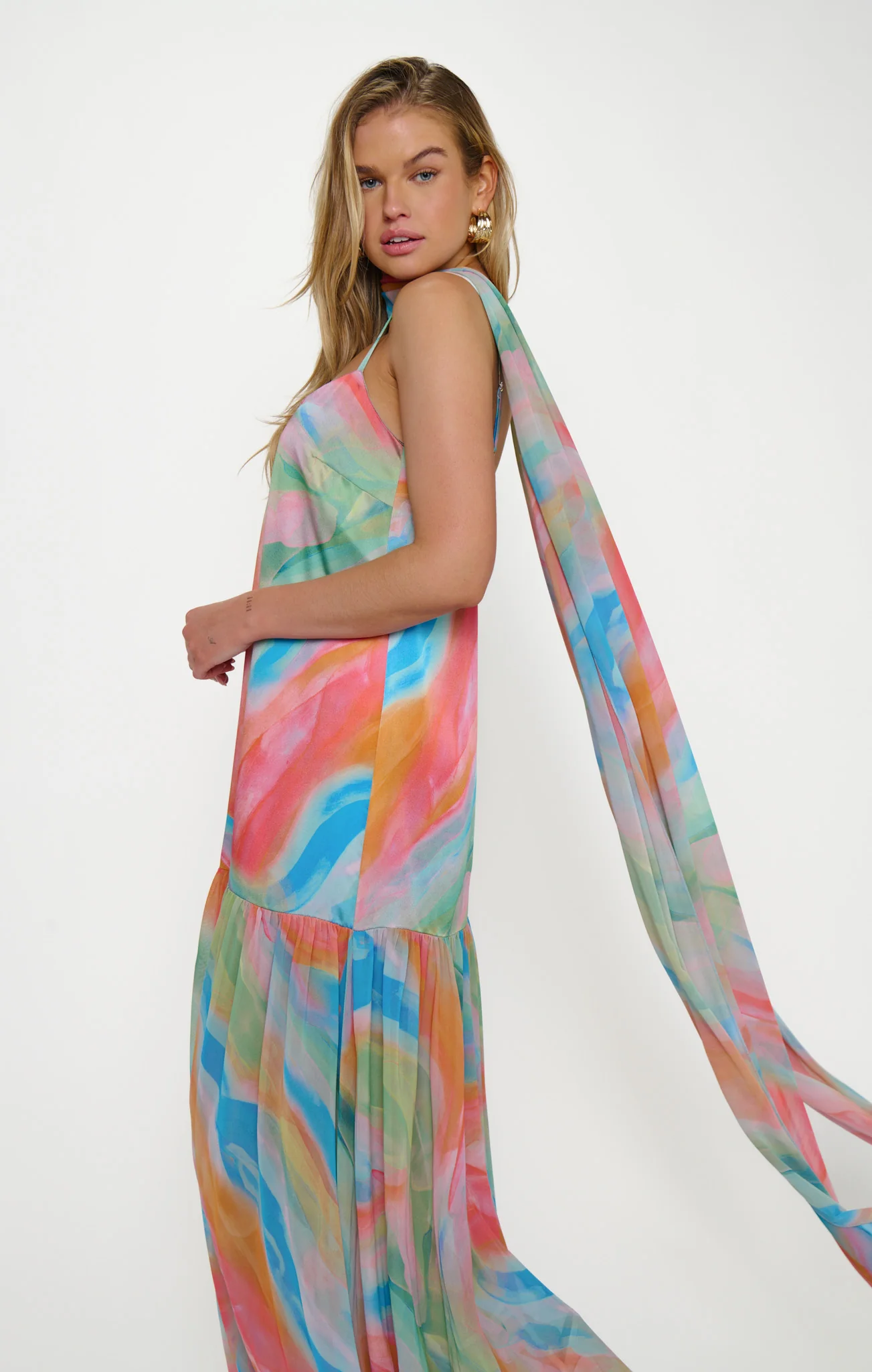 Dalia Maxi Dress ~ Colorful Canvas - Image 5