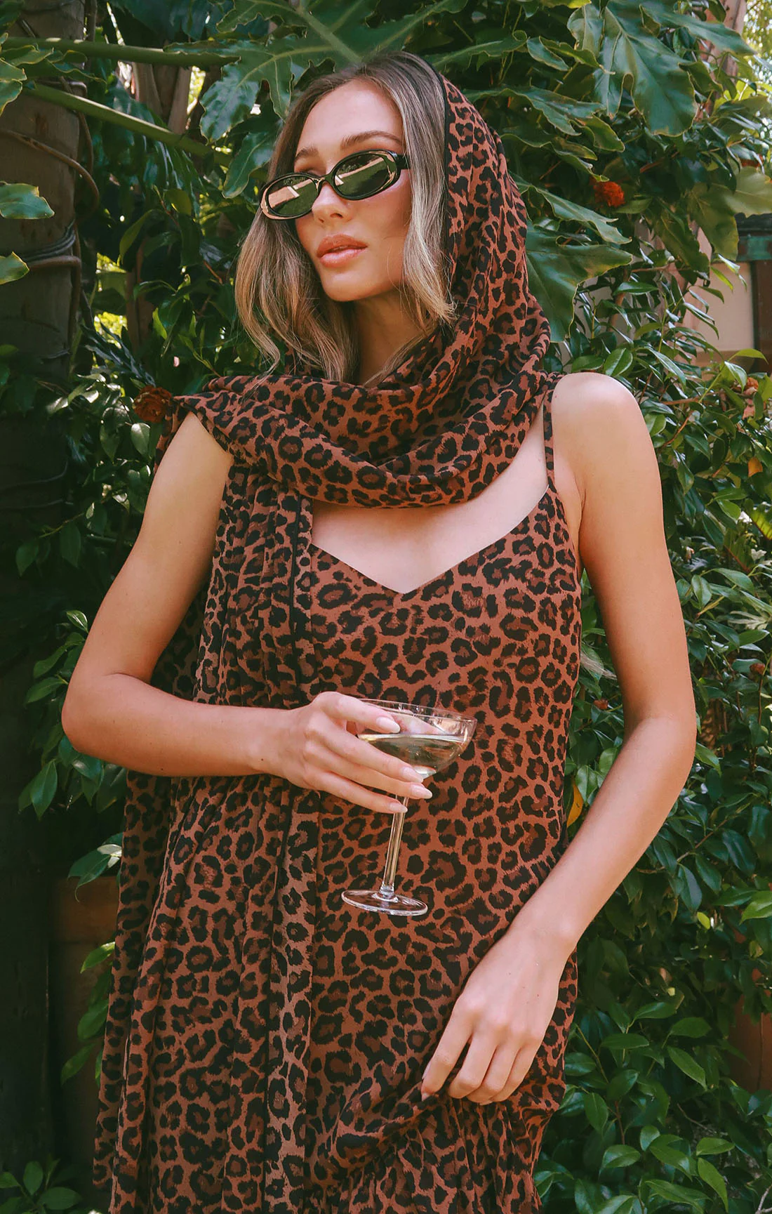 Dalia Maxi Dress ~ Leopard Latte - Image 2