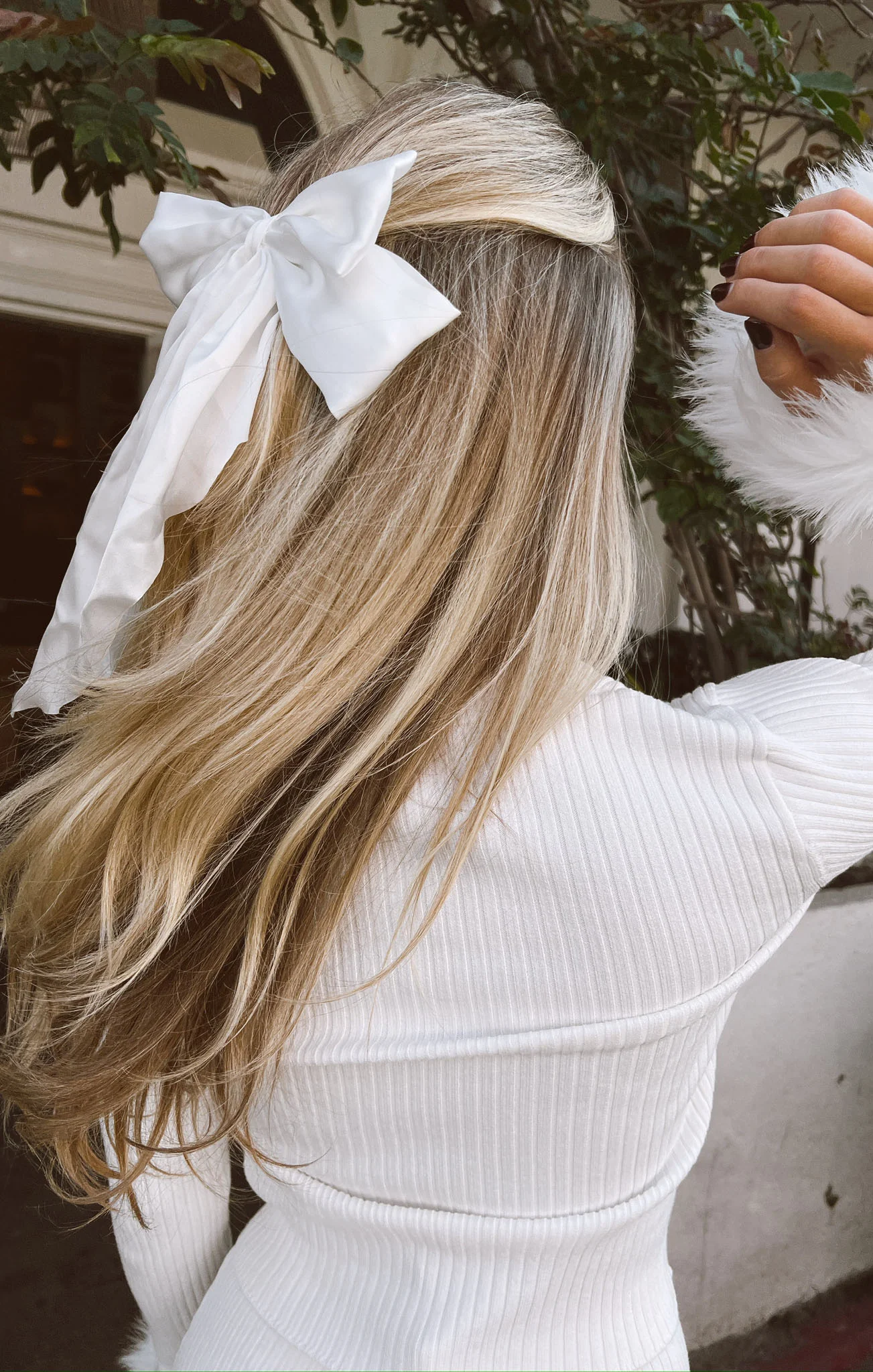 Darling Hair Bow ~ White - Image 6