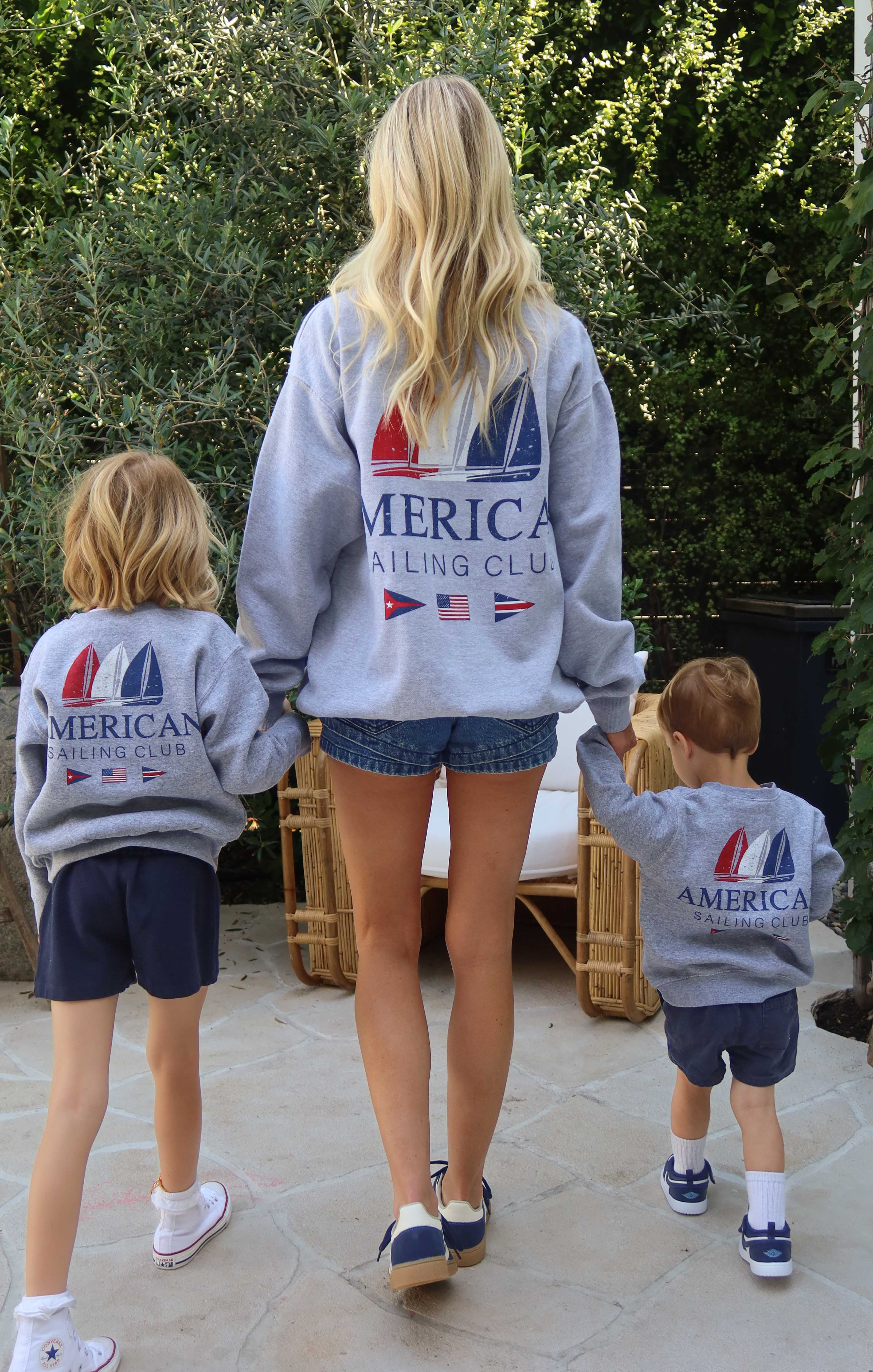 Davis Sweatshirt ~ Sailing Club Graphic - Image 3