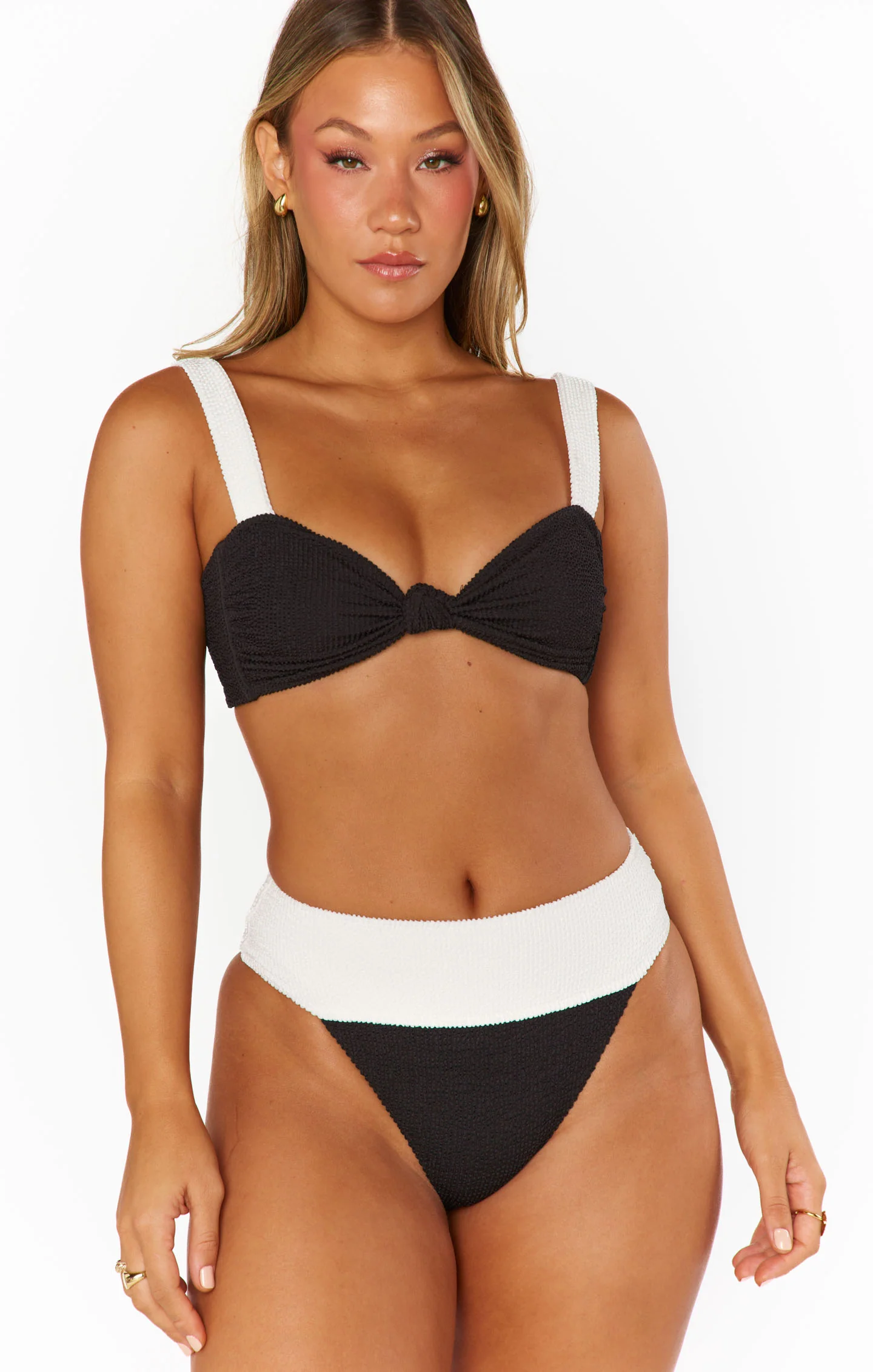 Del Rey Bottom ~ Domino Colorblock Scrunch - Image 5
