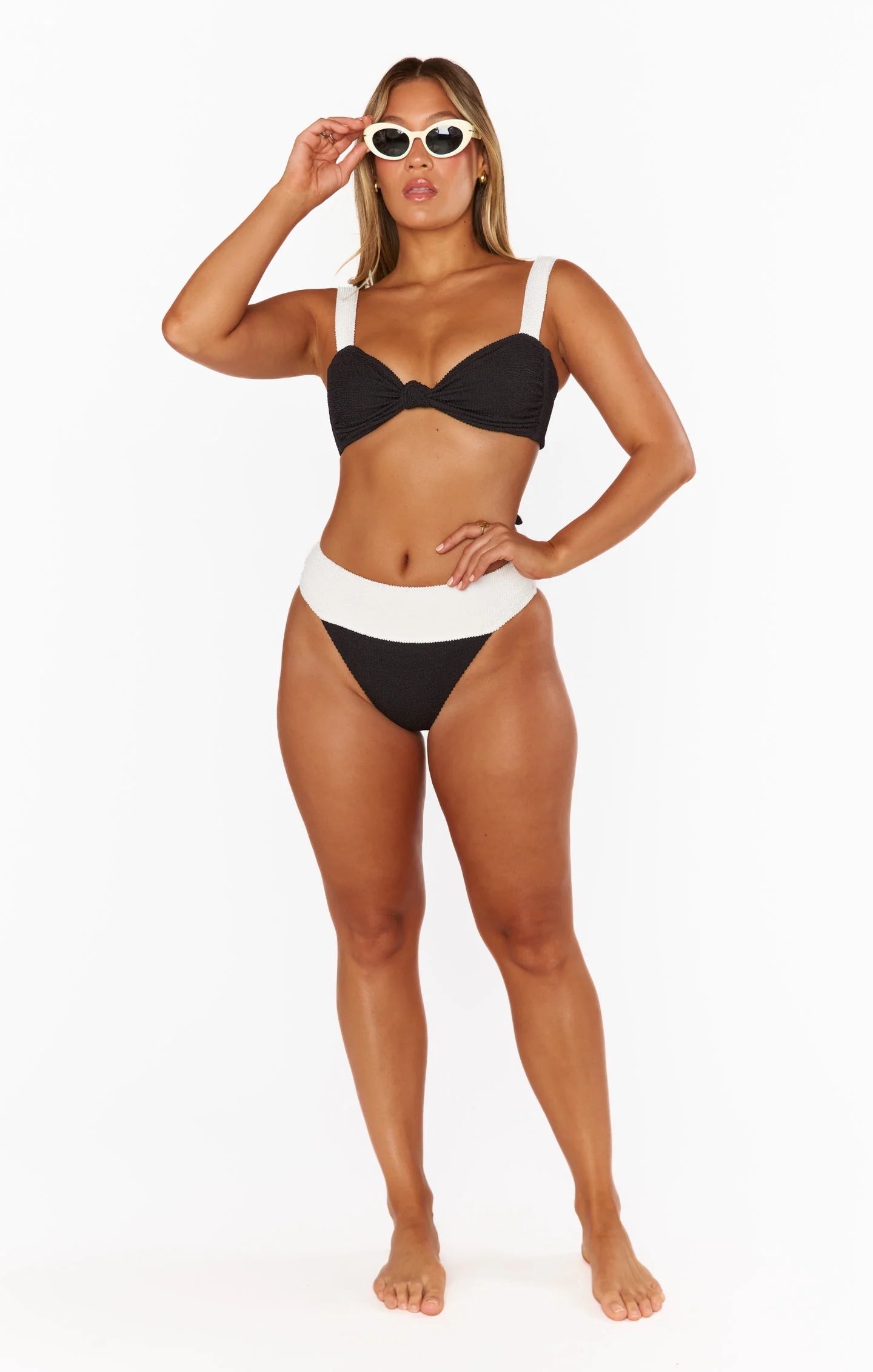Del Rey Bottom ~ Domino Colorblock Scrunch - Image 7