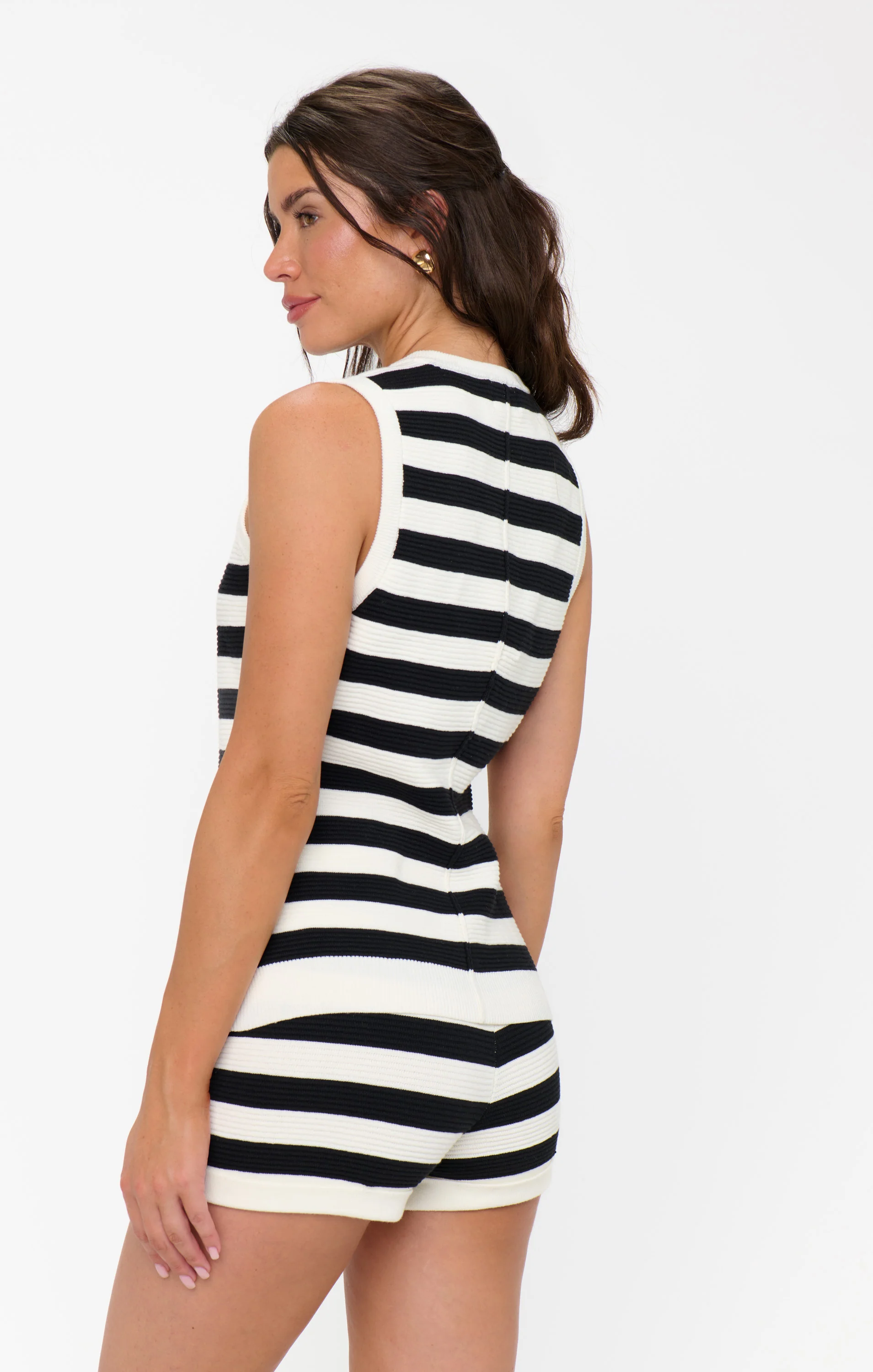 Devin Shorts ~ Island Noir Stripe - Image 2