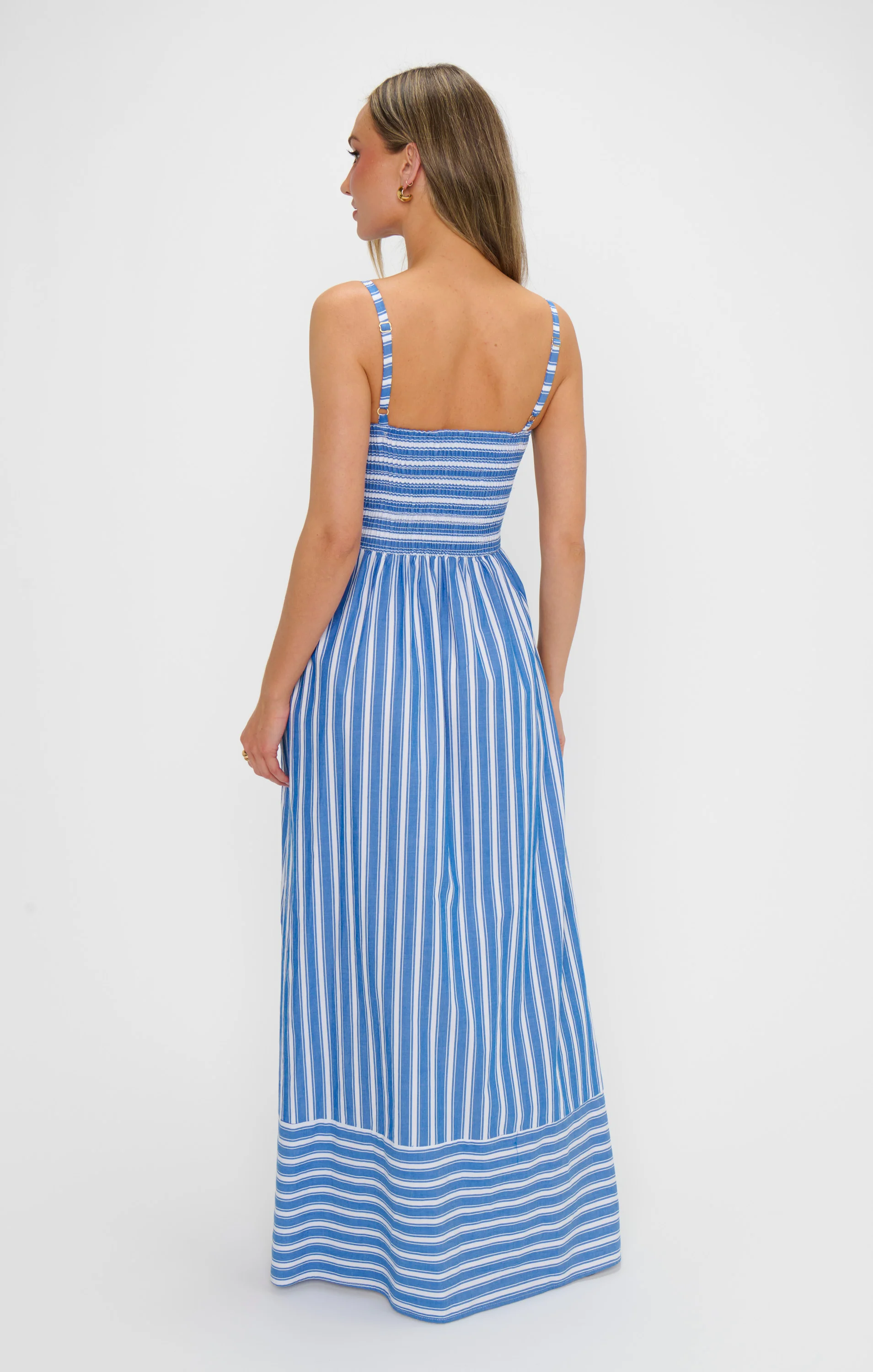 Dixie Maxi Dress ~ Coastal Blue Stripe - Image 5