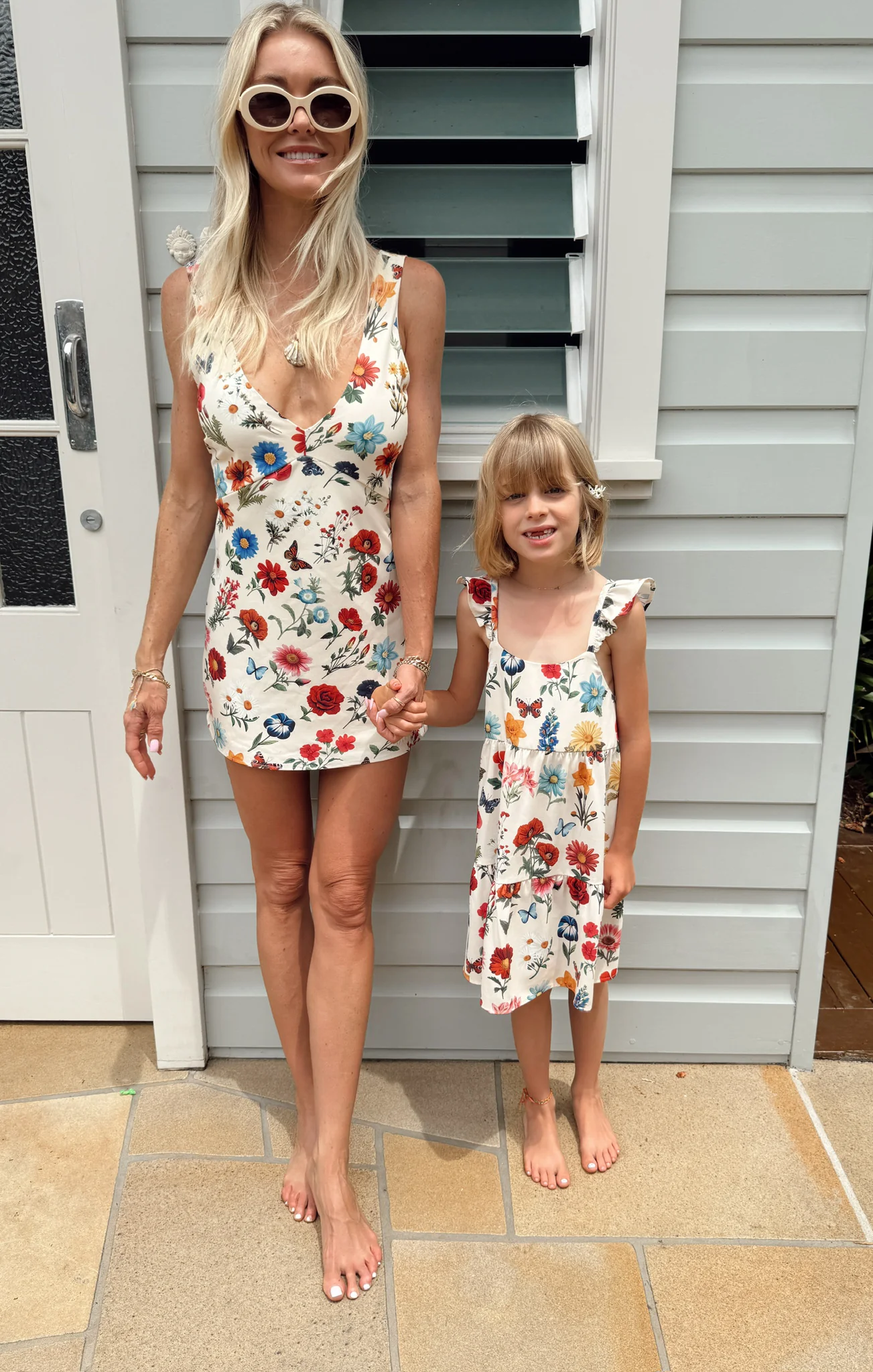 Dodd Ruffle Dress ~ French Floral - Image 2