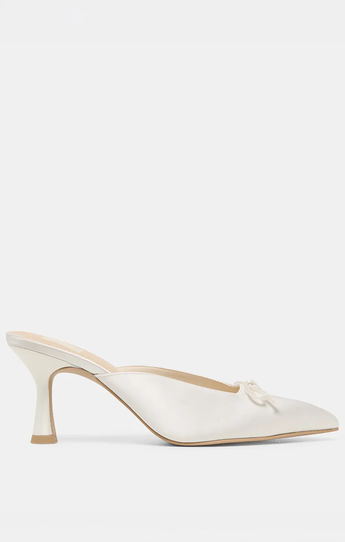 Dolce Vita Cleo Heel ~ Off White Satin - Image 2