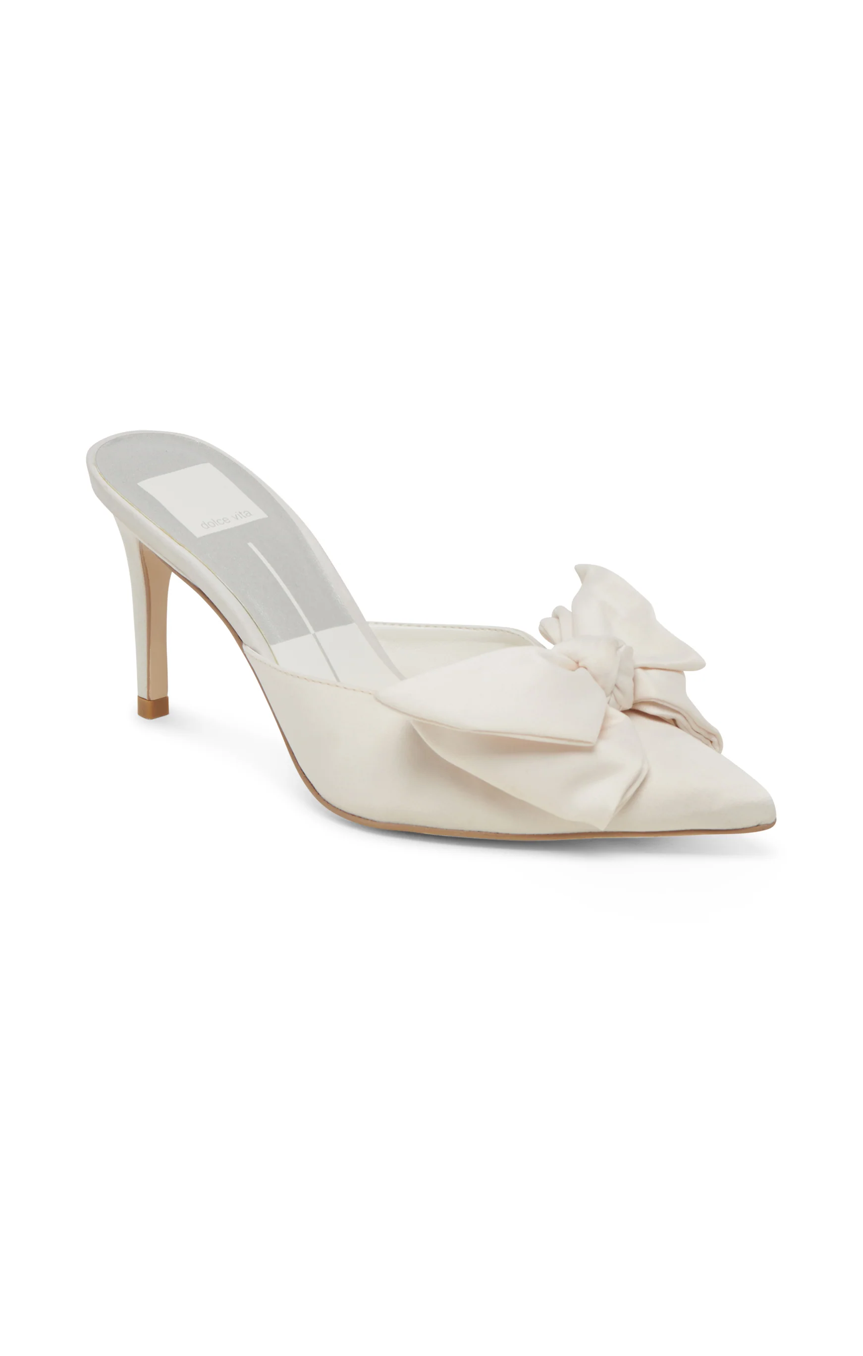 Dolce Vita Kayli Heel ~ White Satin - Image 2