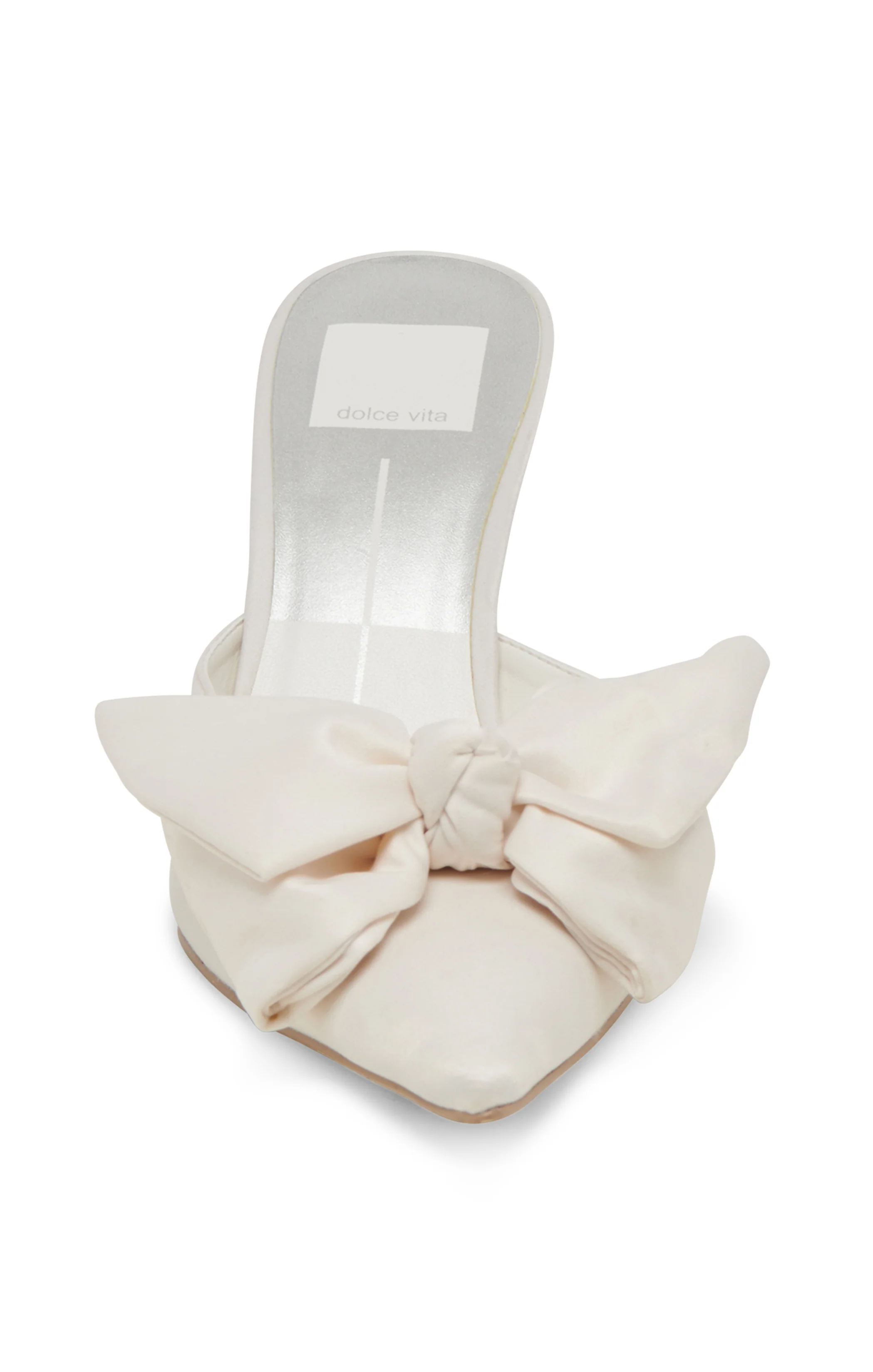 Dolce Vita Kayli Heel ~ White Satin - Image 5