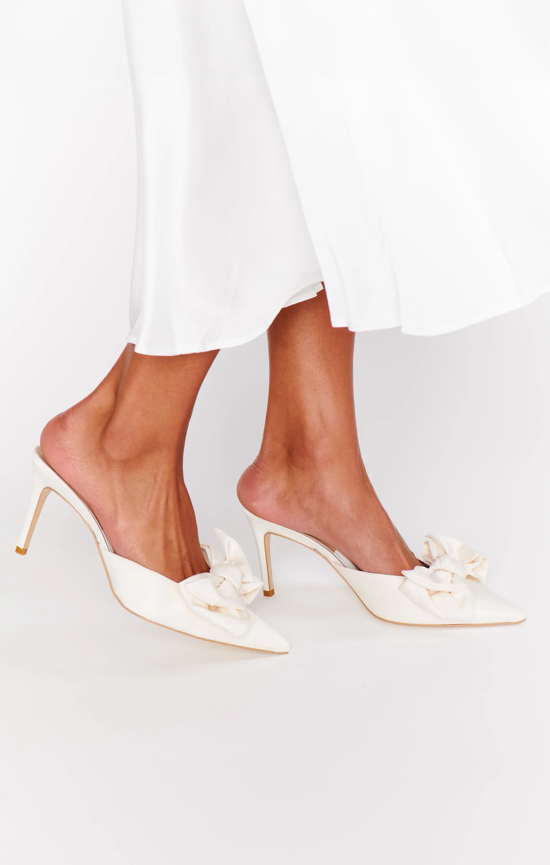 Dolce Vita Kayli Heel ~ White Satin - Image 7