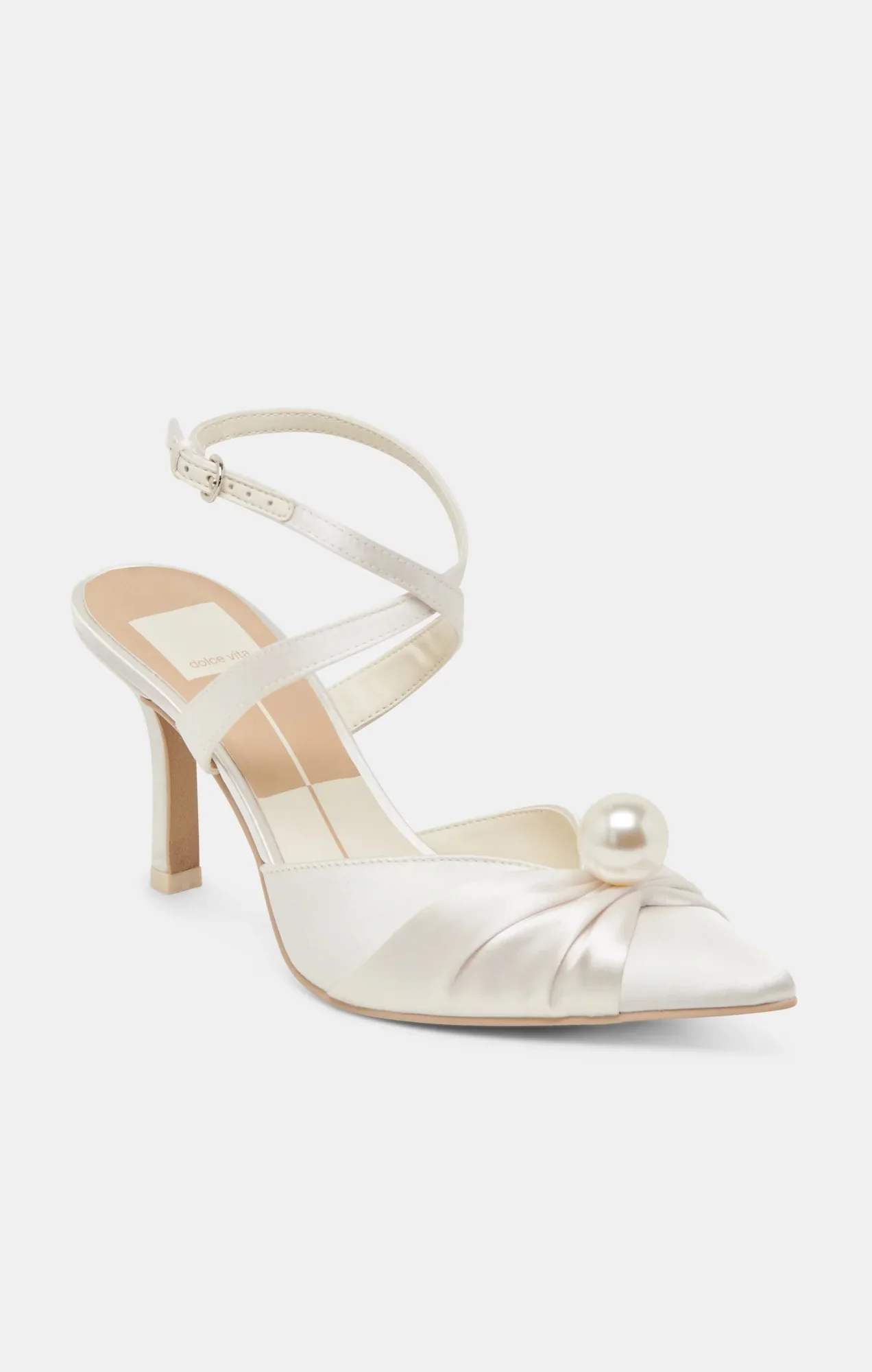 Dolce Vita Kaysey Heel ~ Vanilla Satin - Image 2