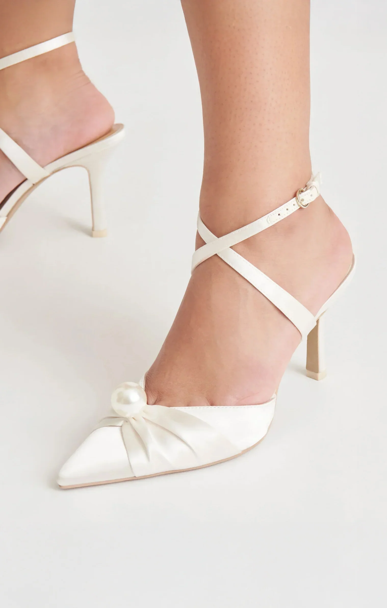 Dolce Vita Kaysey Heel ~ Vanilla Satin - Image 3