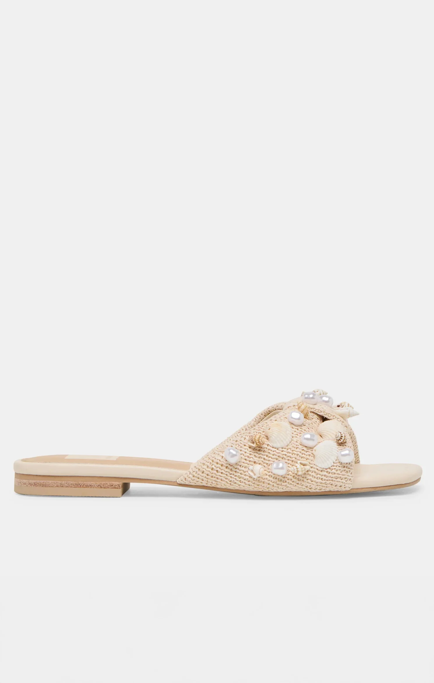 Dolce Vita Lizza Sandal ~ Oatmeal Beaded Raffia - Image 2