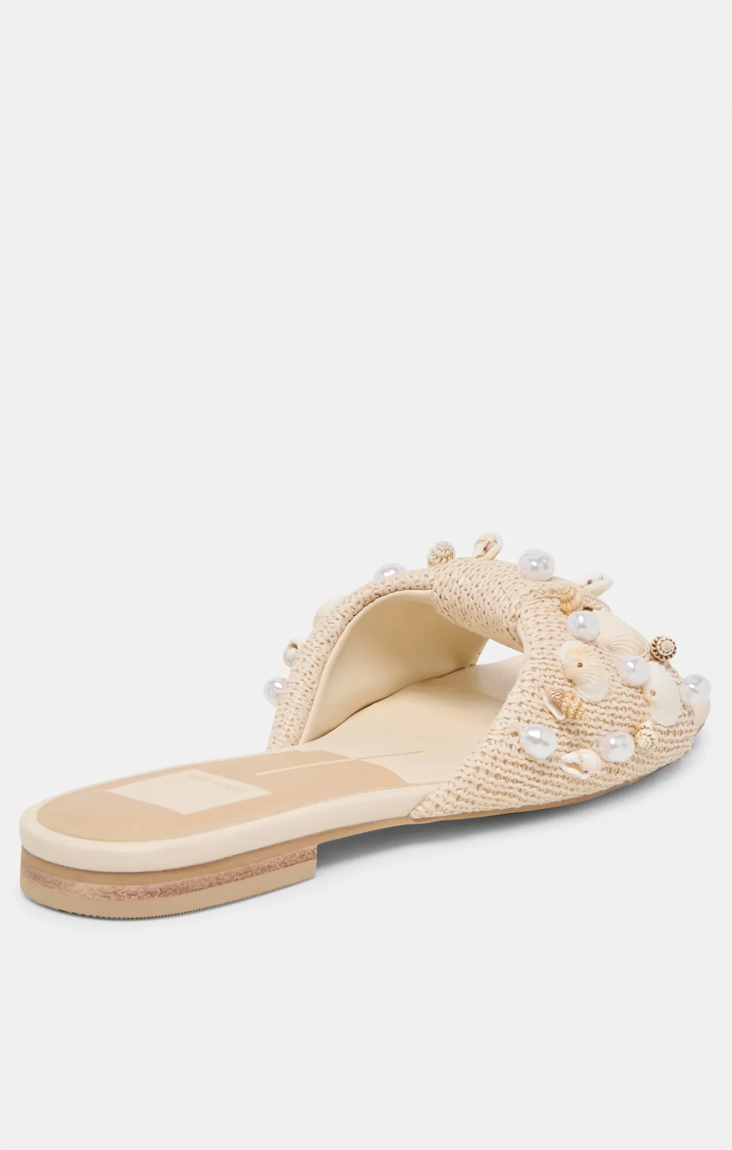 Dolce Vita Lizza Sandal ~ Oatmeal Beaded Raffia - Image 3