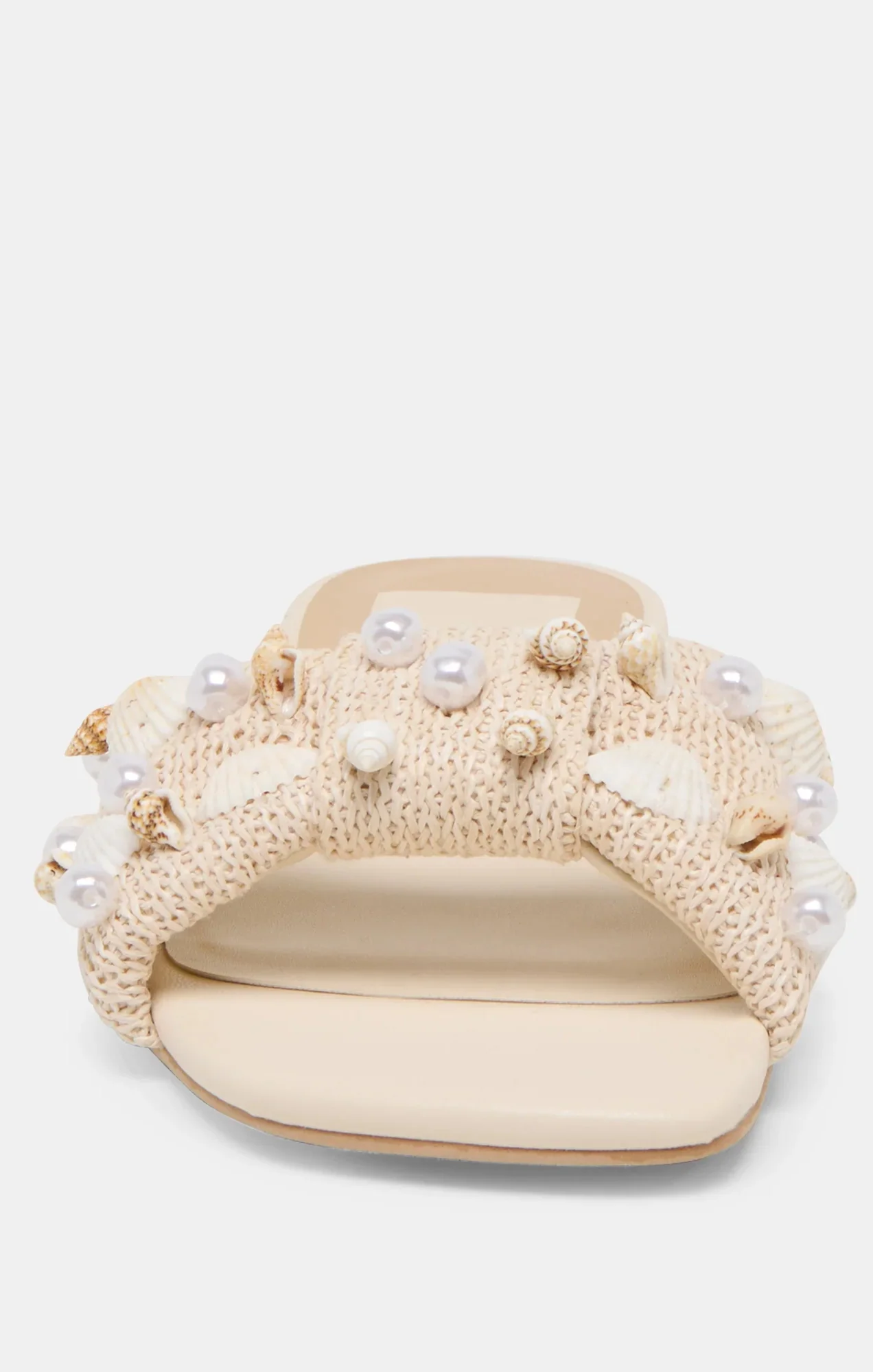 Dolce Vita Lizza Sandal ~ Oatmeal Beaded Raffia - Image 4