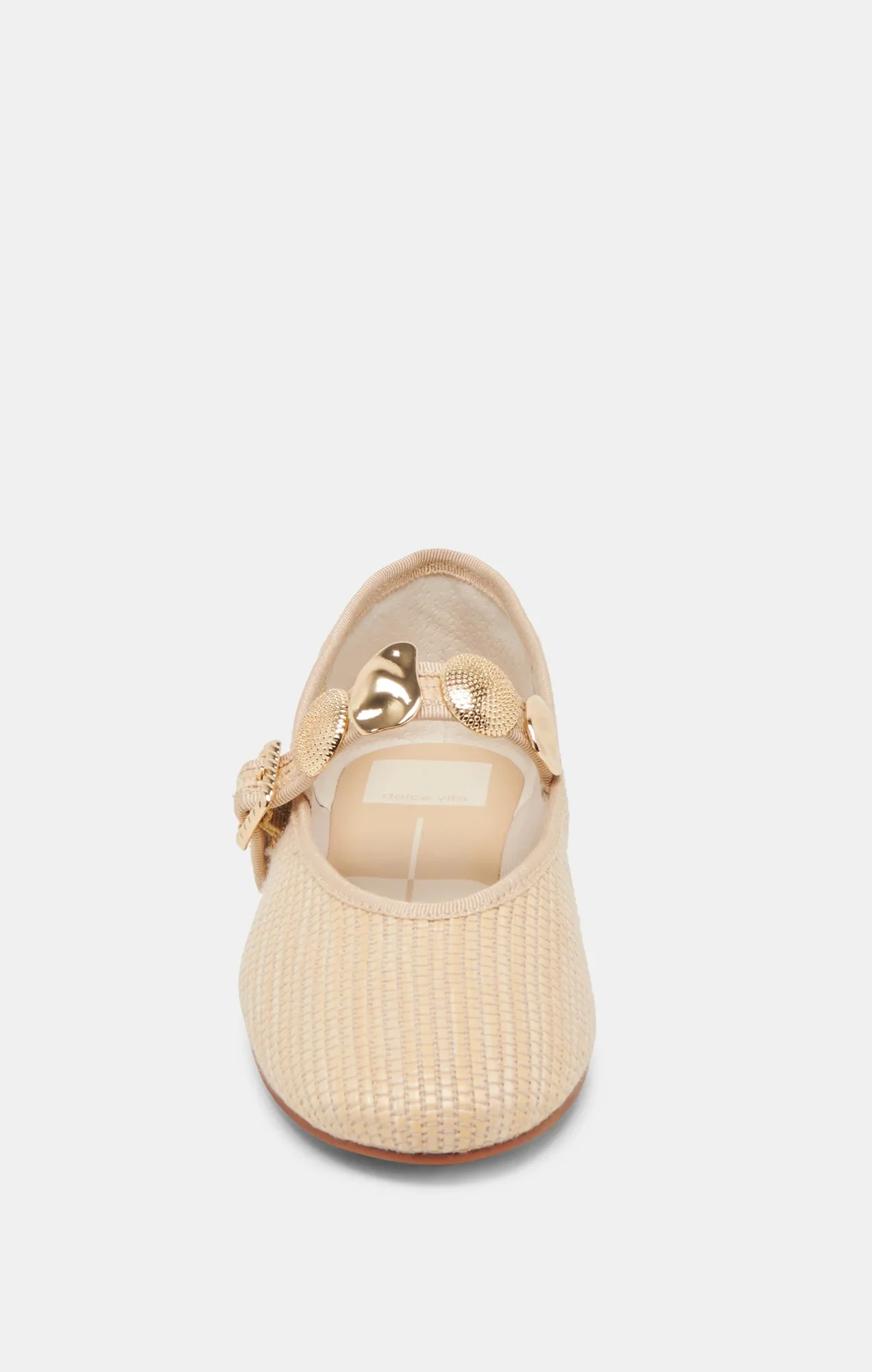 Dolce Vita Relan Ballet Flat ~ Light Natural Raffia - Image 4