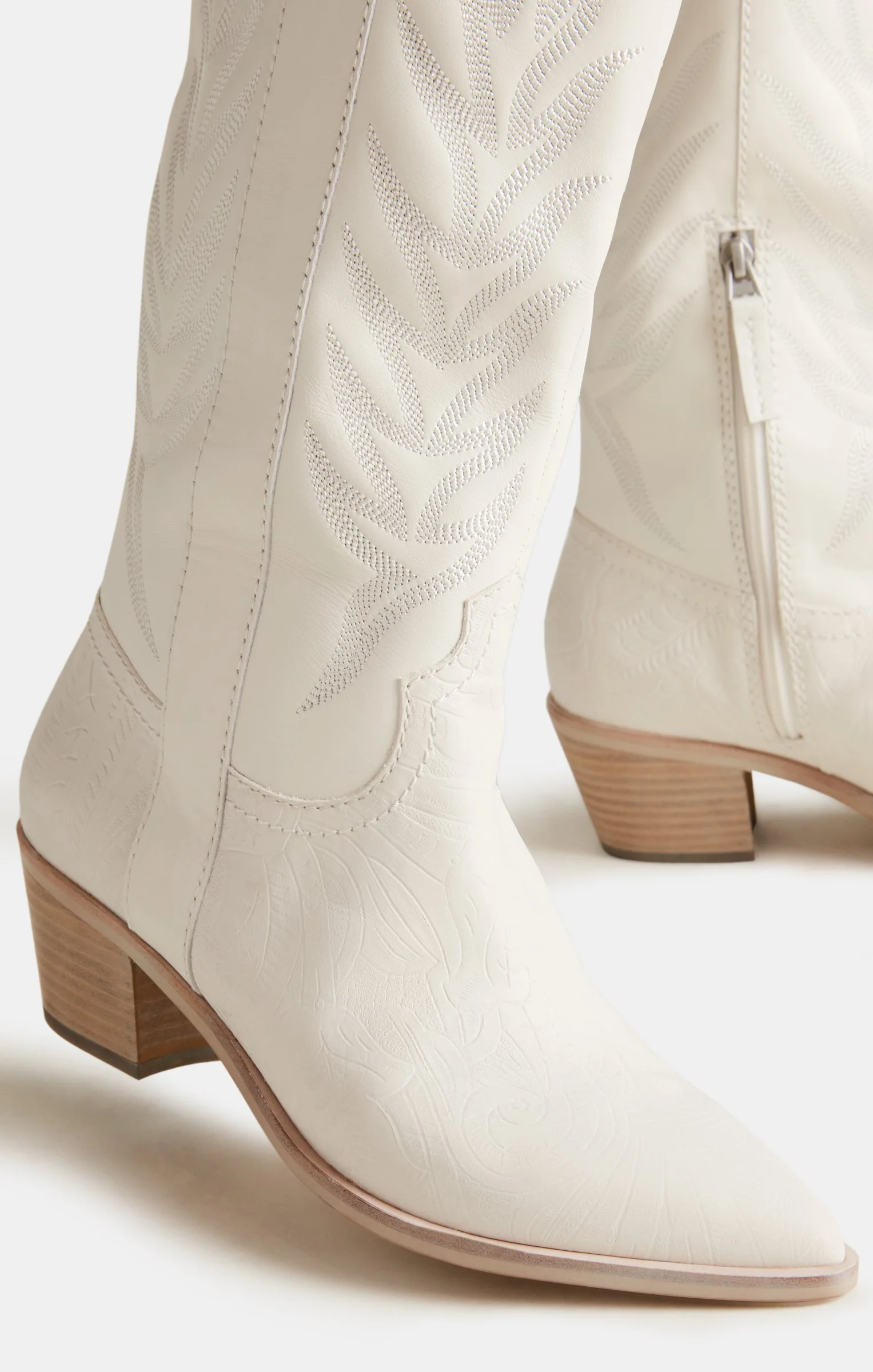 Dolce Vita Solei Western Boot ~ White - Image 2