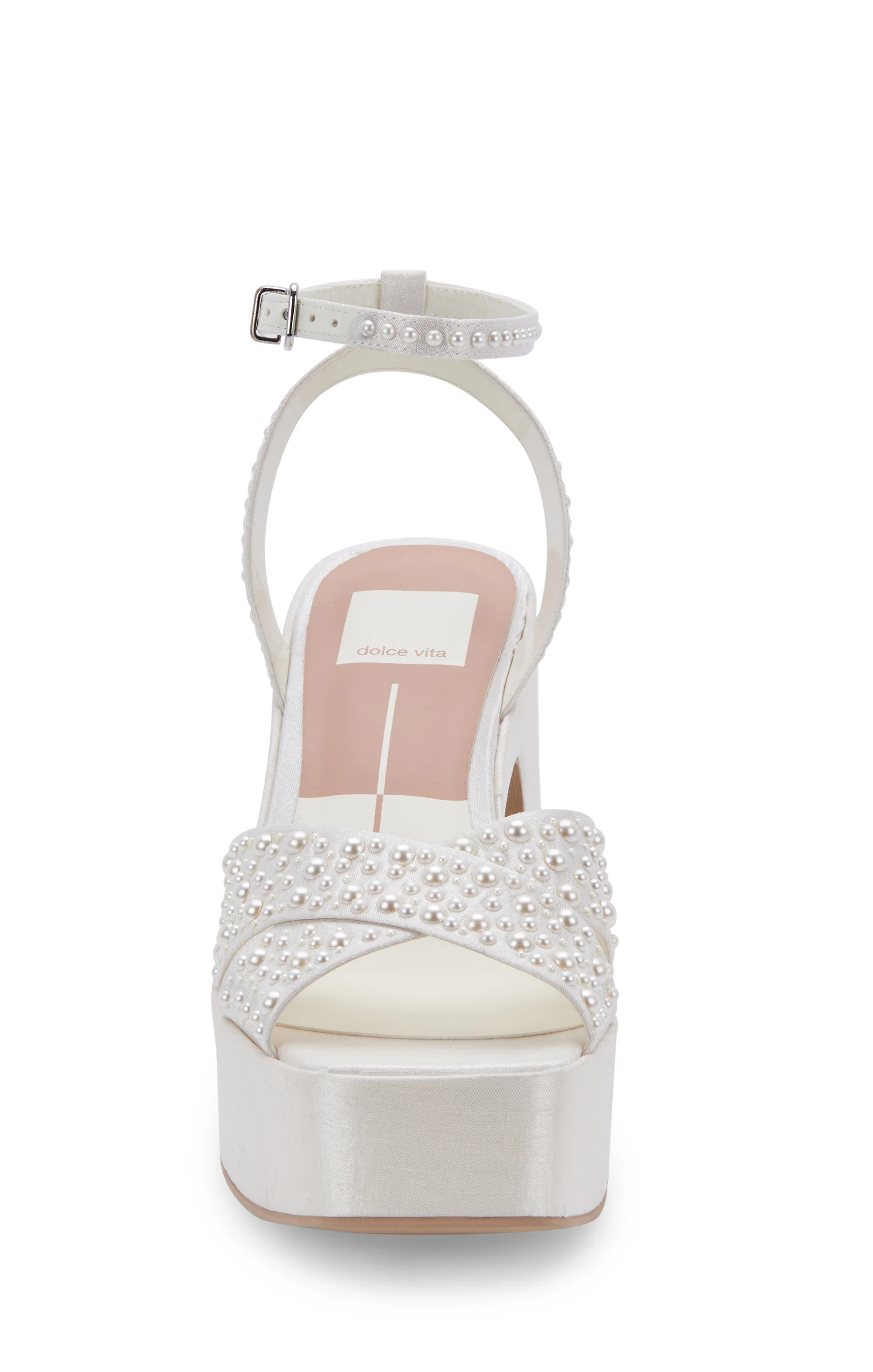 Dolce Vita Wessi Platform Heel ~ Vanilla Pearl - Image 9