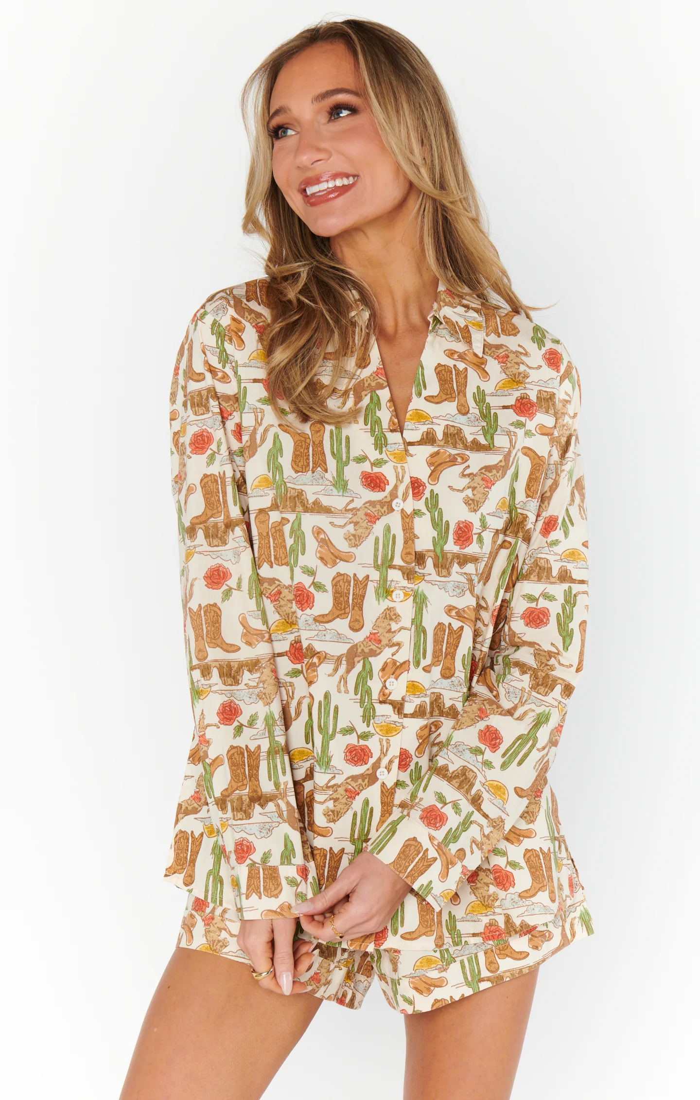 Early Riser PJ Set ~ Rodeo Escape - Image 4