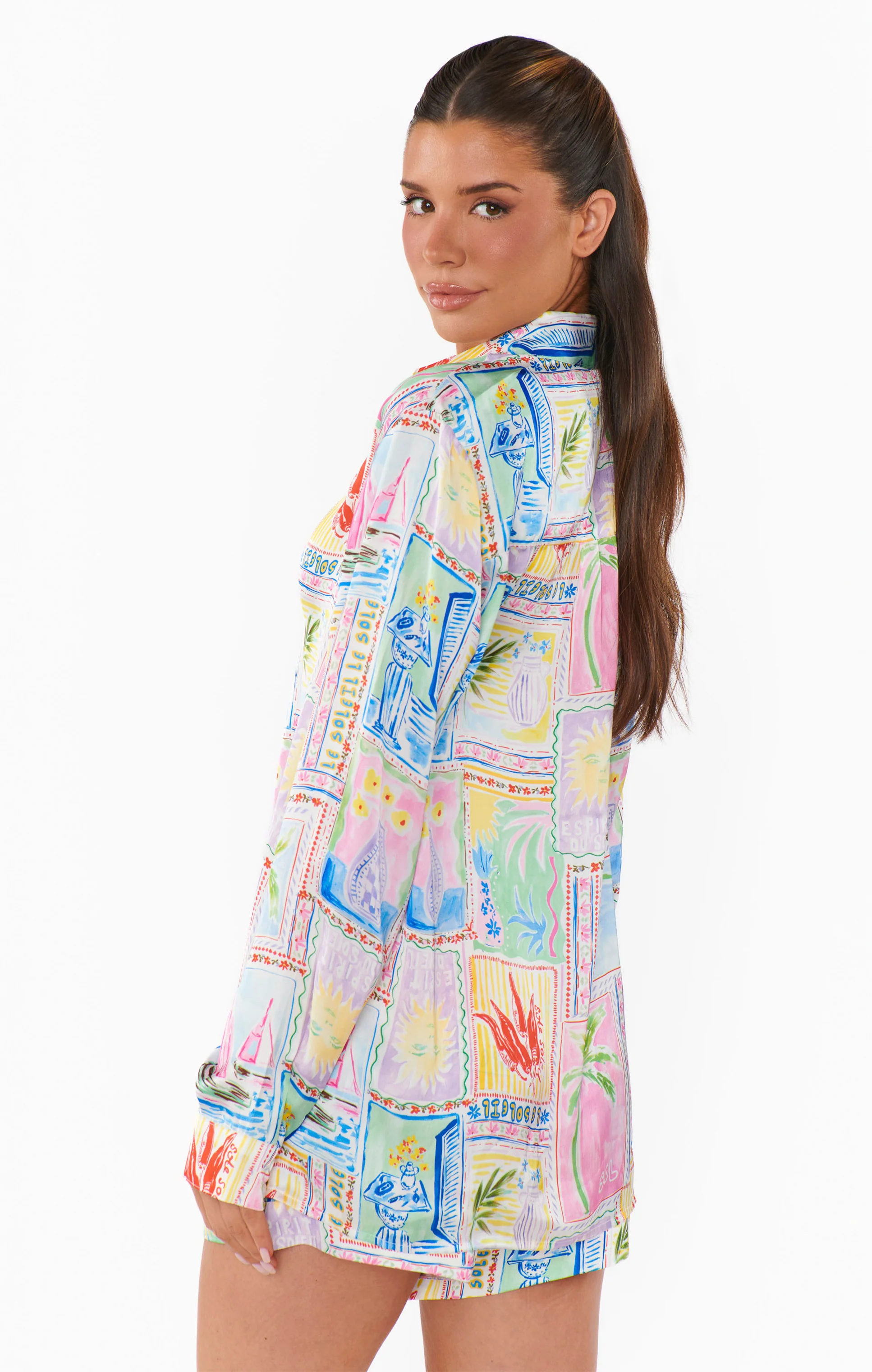 Early Riser PJ Set ~ Soleil Silky - Image 6
