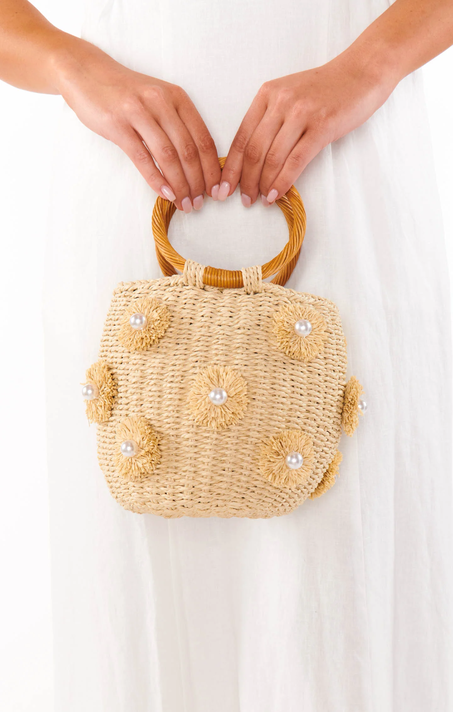Elia Straw Bag ~ Light Natural - Image 5