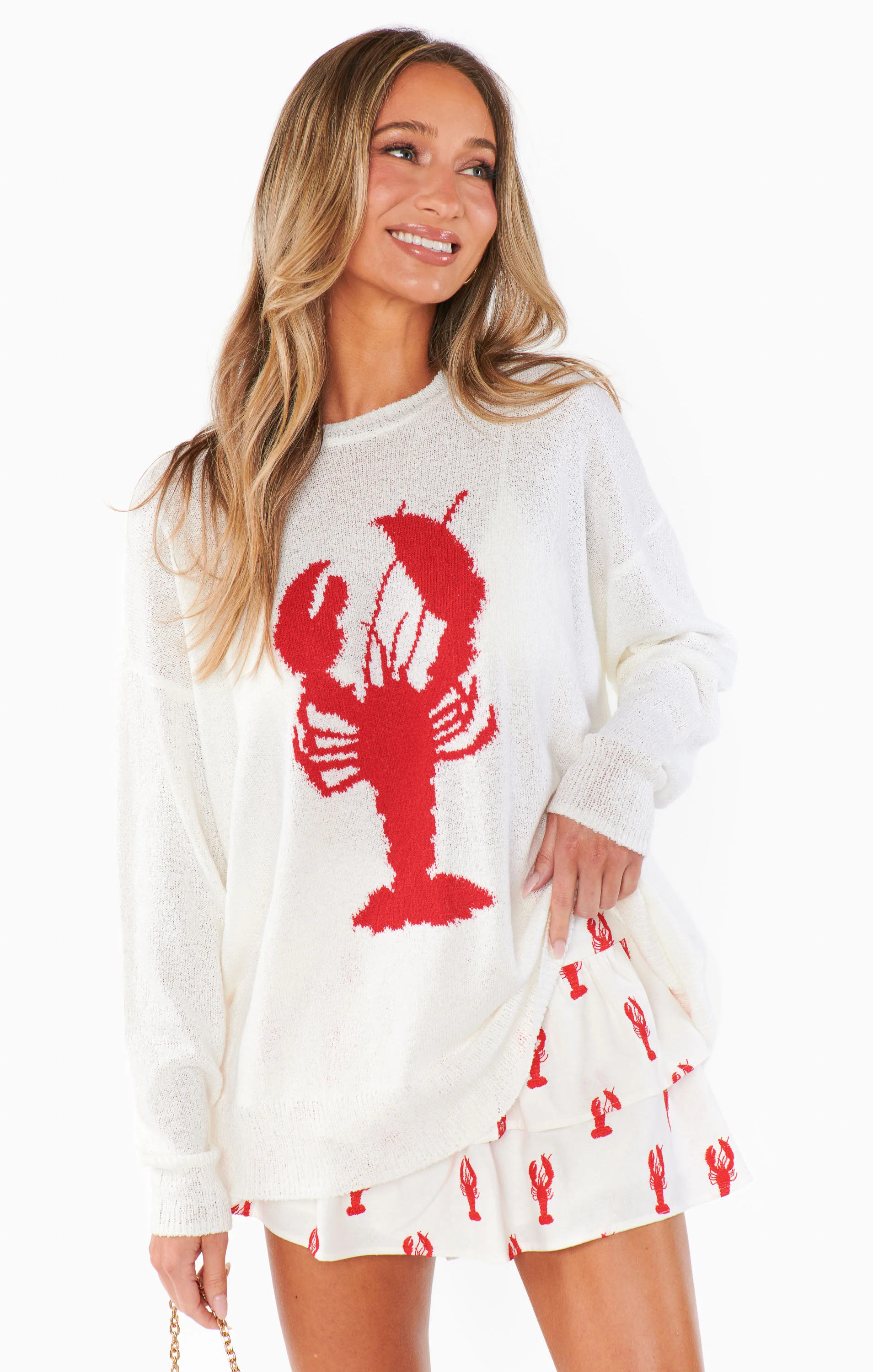 Ellie Skort ~ Lobster Embroidery - Image 3