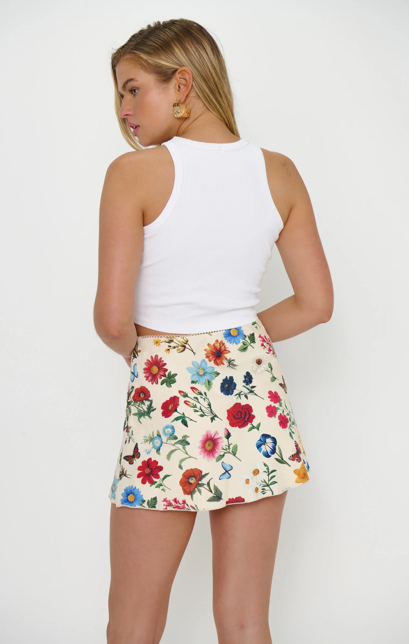 Eva Mini Skirt ~ French Floral - Image 4