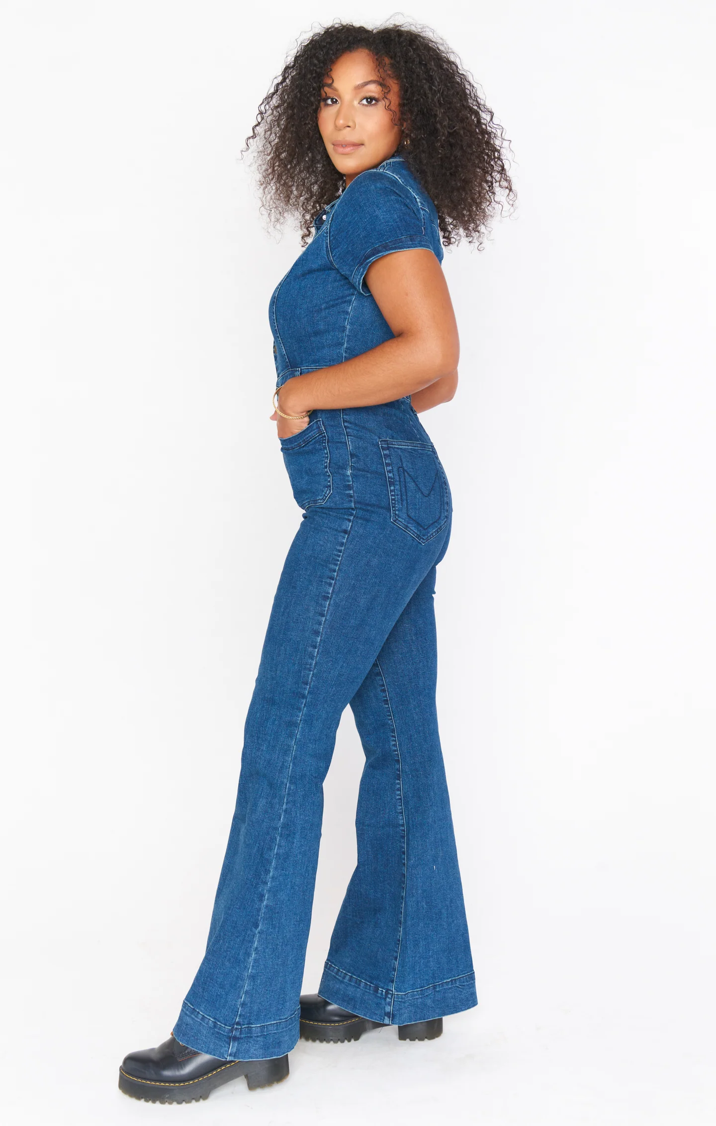 Everhart Jumpsuit ~ Lunar Blue - Image 7
