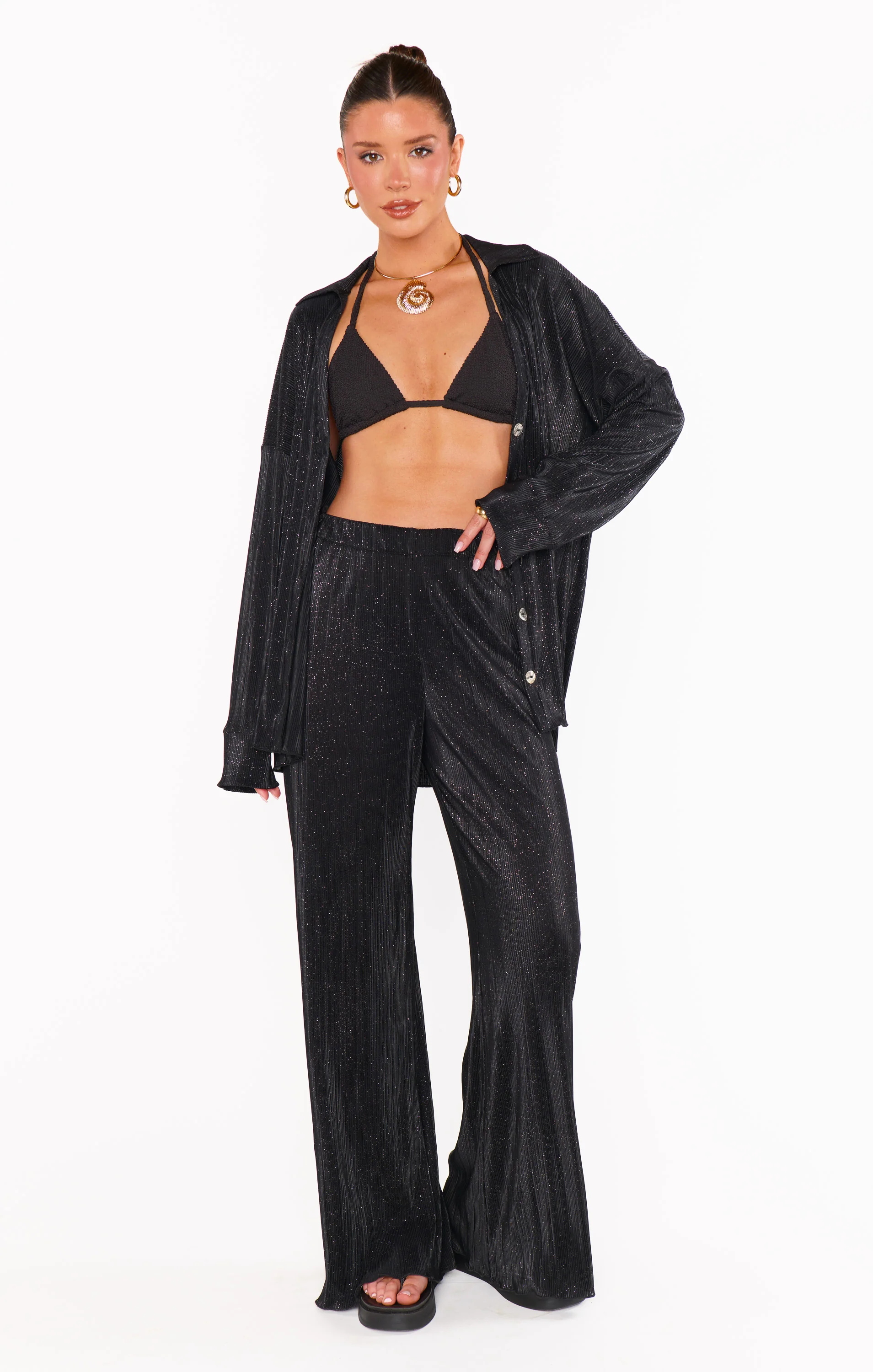 Everywhere Pants ~ Black Pleat - Image 4
