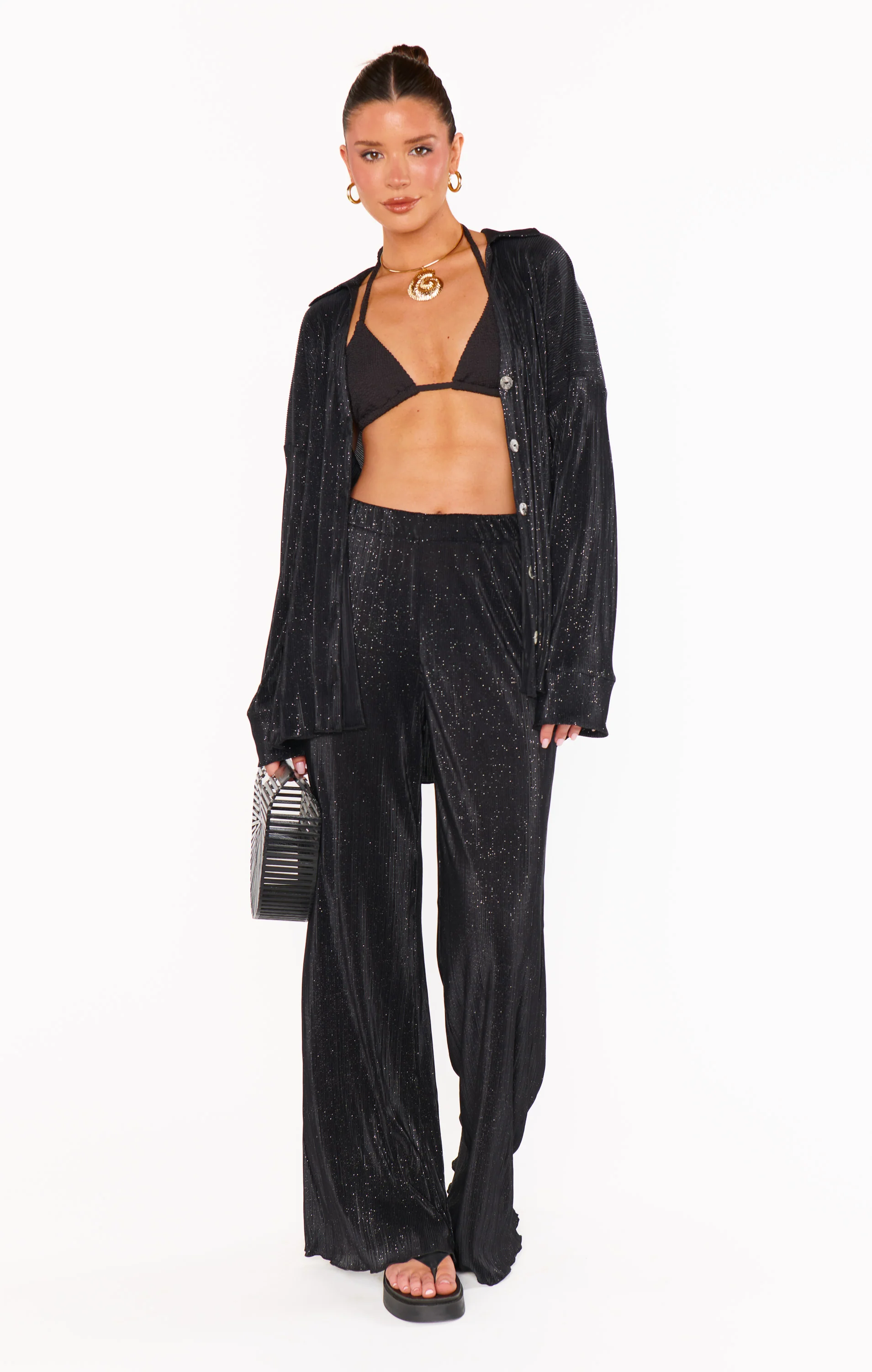 Everywhere Pants ~ Black Pleat - Image 5