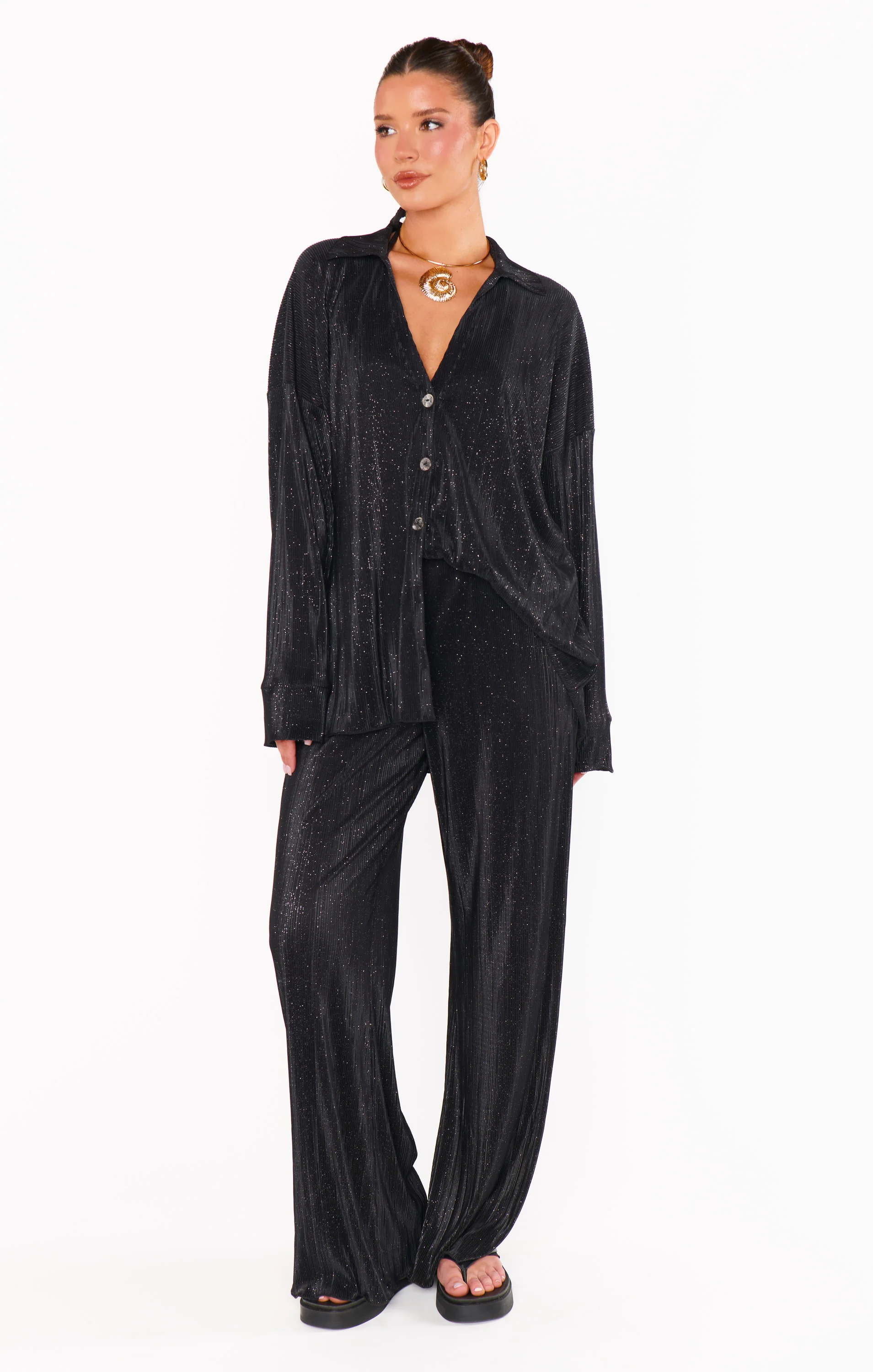 Everywhere Top ~ Black Pleat - Image 3